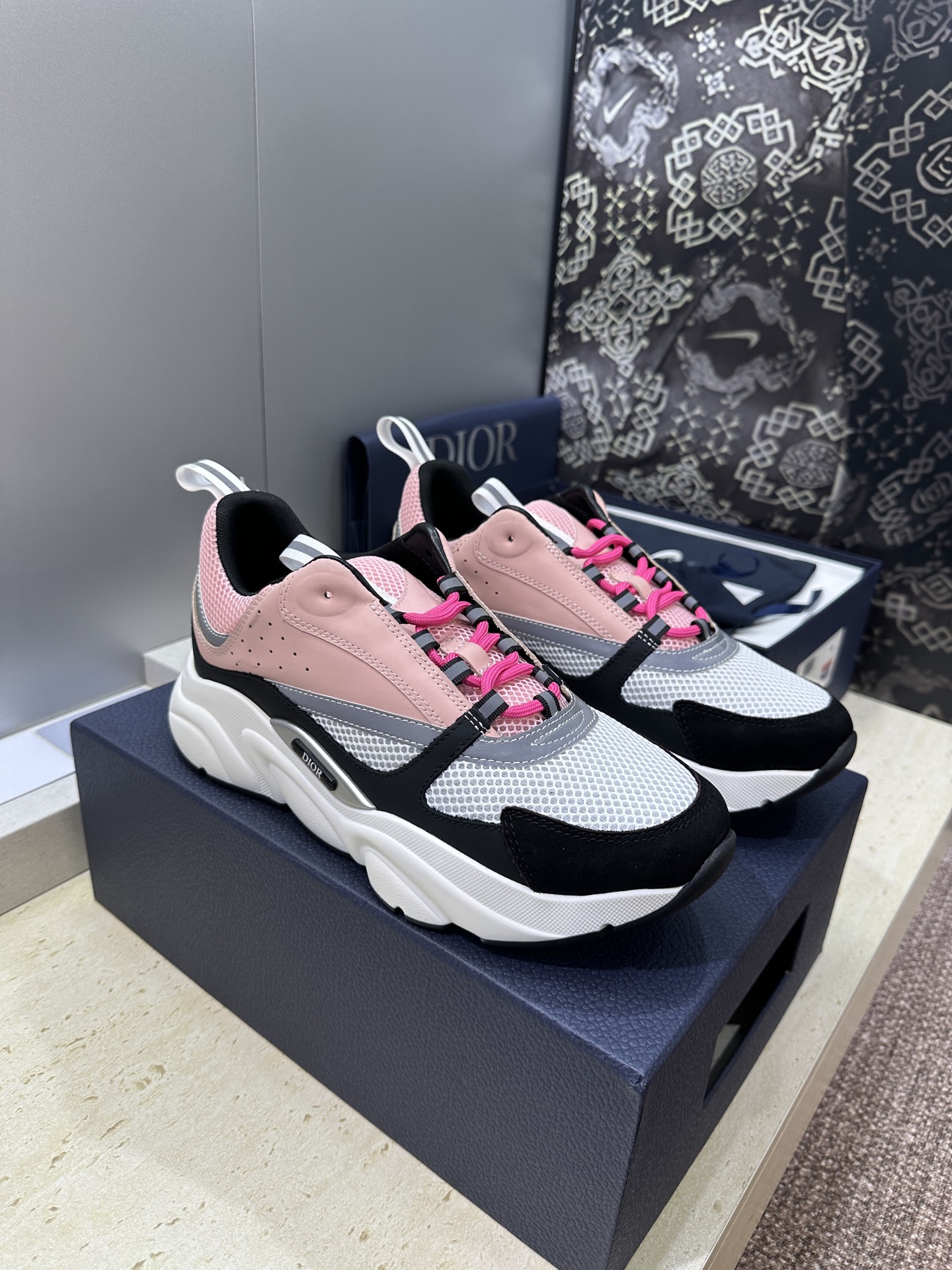 顶级版本 Dior Homme sneaker B22 男士运动休闲鞋新颜色，火爆ing的Dior B2