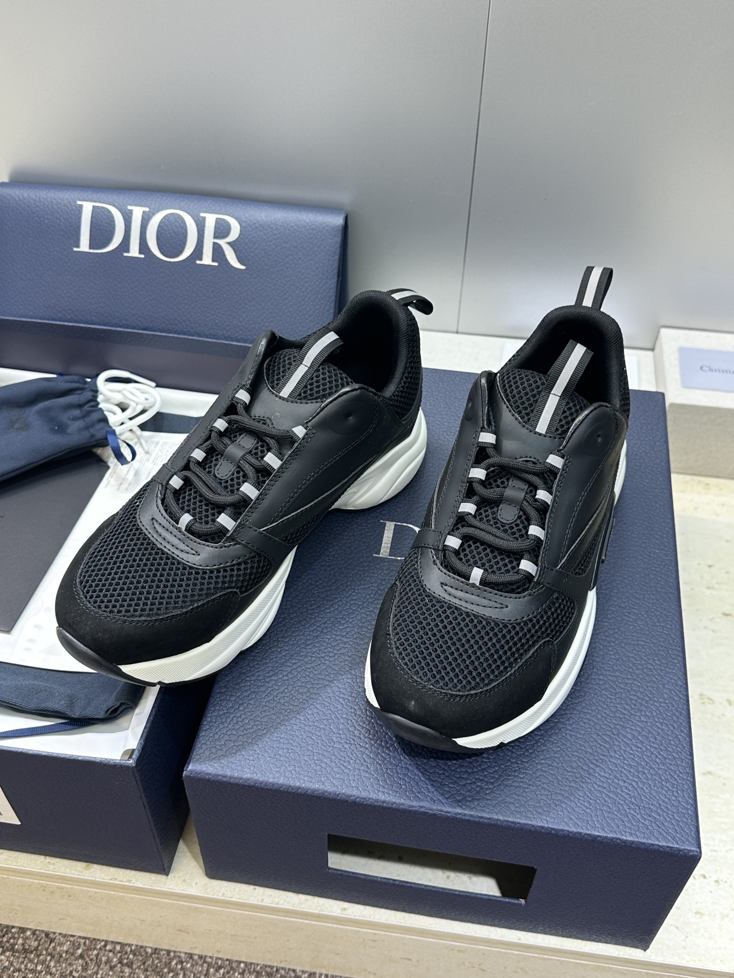 顶级版本 Dior Homme sneaker B22 男士运动休闲鞋新颜色，火爆ing的Dior B2