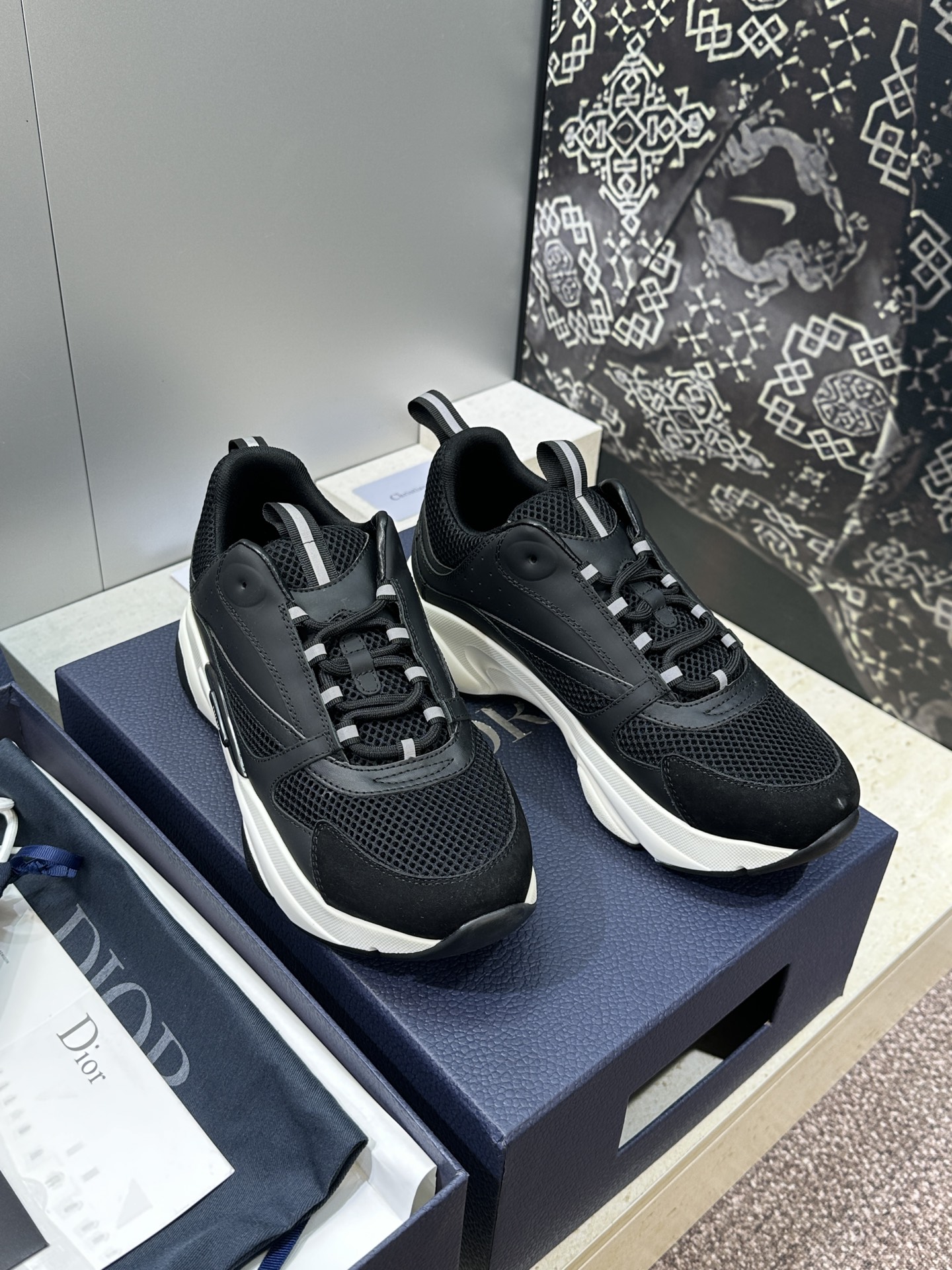 顶级版本 Dior Homme sneaker B22 男士运动休闲鞋新颜色，火爆ing的Dior B2