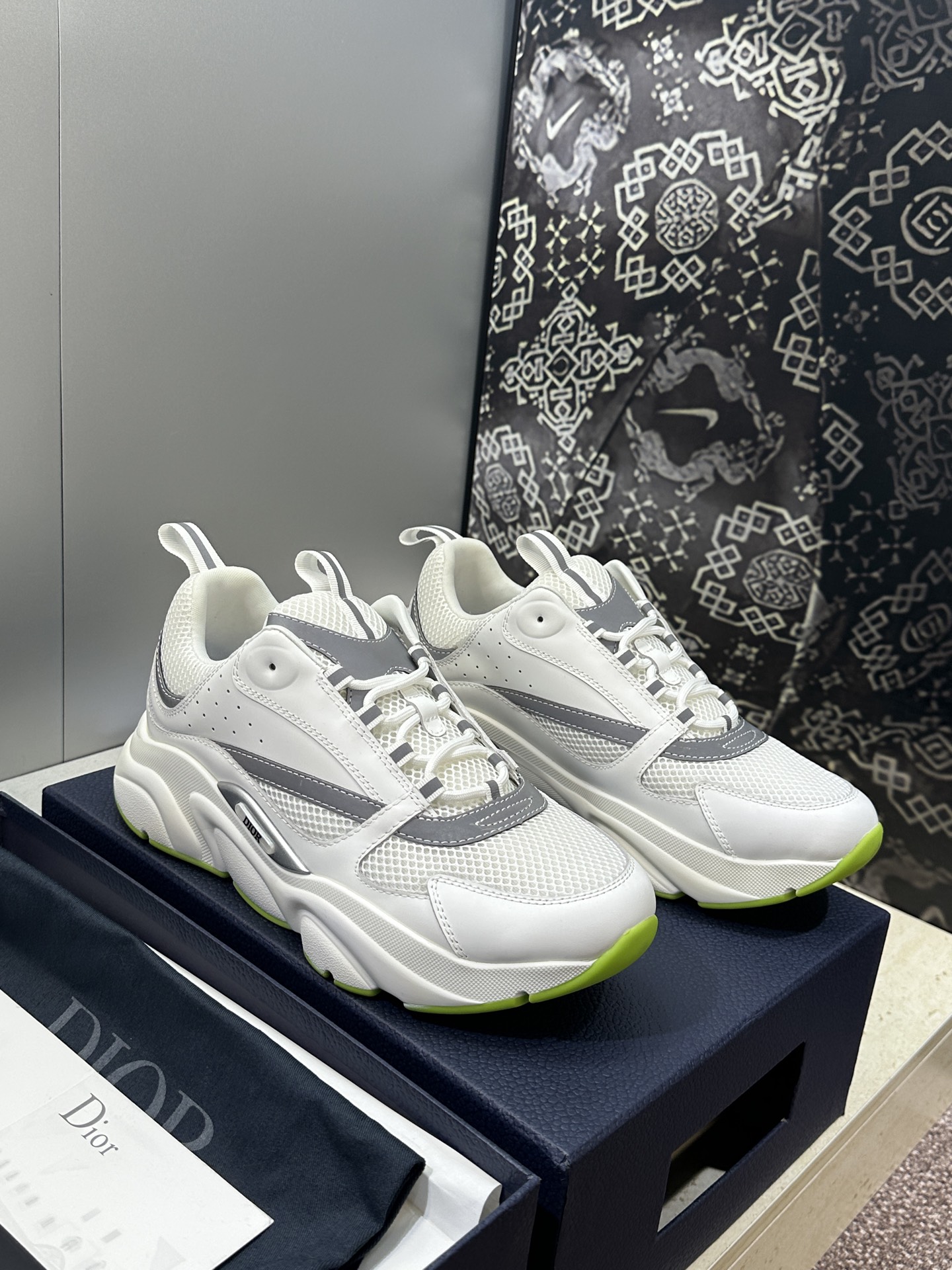 顶级版本 Dior Homme sneaker B22 男士运动休闲鞋新颜色，火爆ing的Dior B2