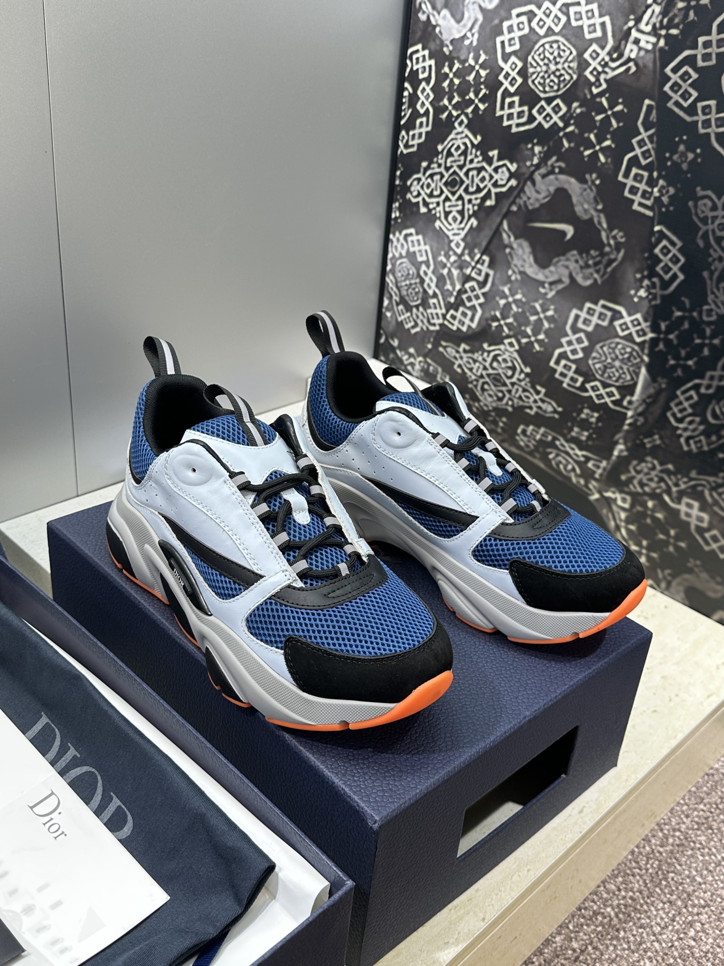 顶级版本 Dior Homme sneaker B22 男士运动休闲鞋新颜色，火爆ing的Dior B2