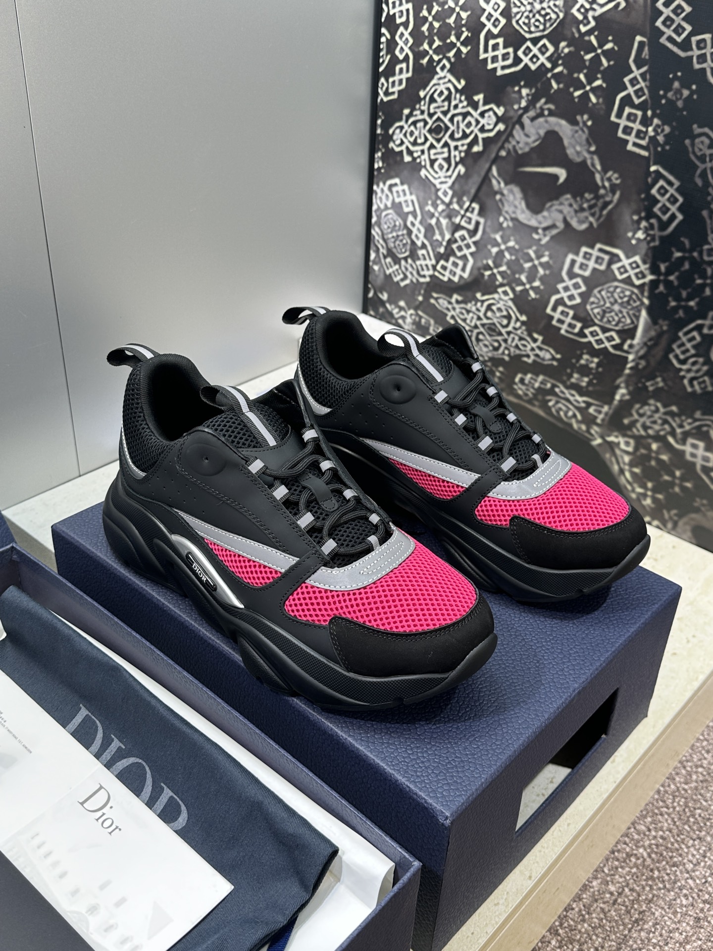 顶级版本 Dior Homme sneaker B22 男士运动休闲鞋新颜色，火爆ing的Dior B2