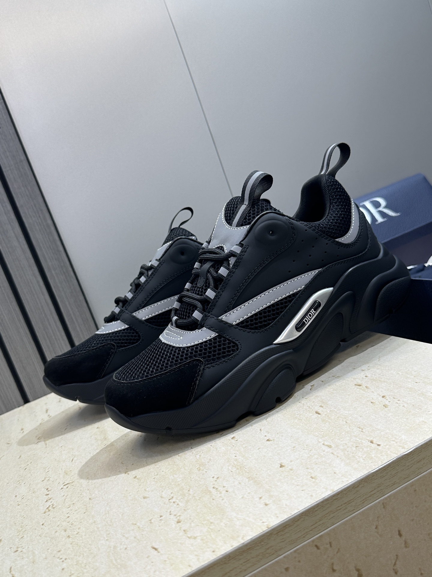 顶级版本 Dior Homme sneaker B22 男士运动休闲鞋新颜色，火爆ing的Dior B2
