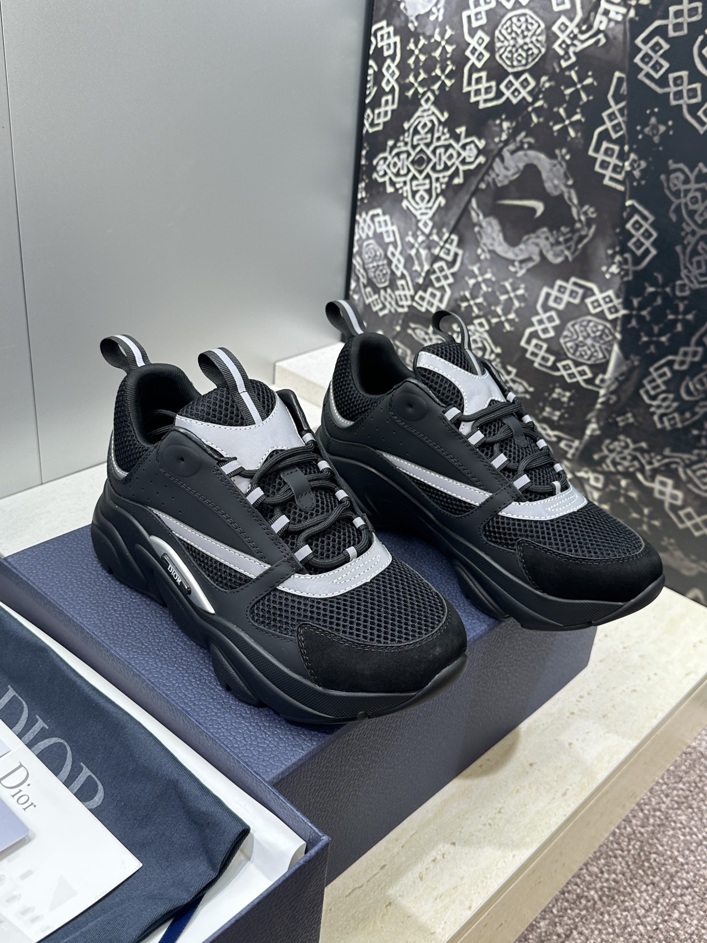 顶级版本 Dior Homme sneaker B22 男士运动休闲鞋新颜色，火爆ing的Dior B2