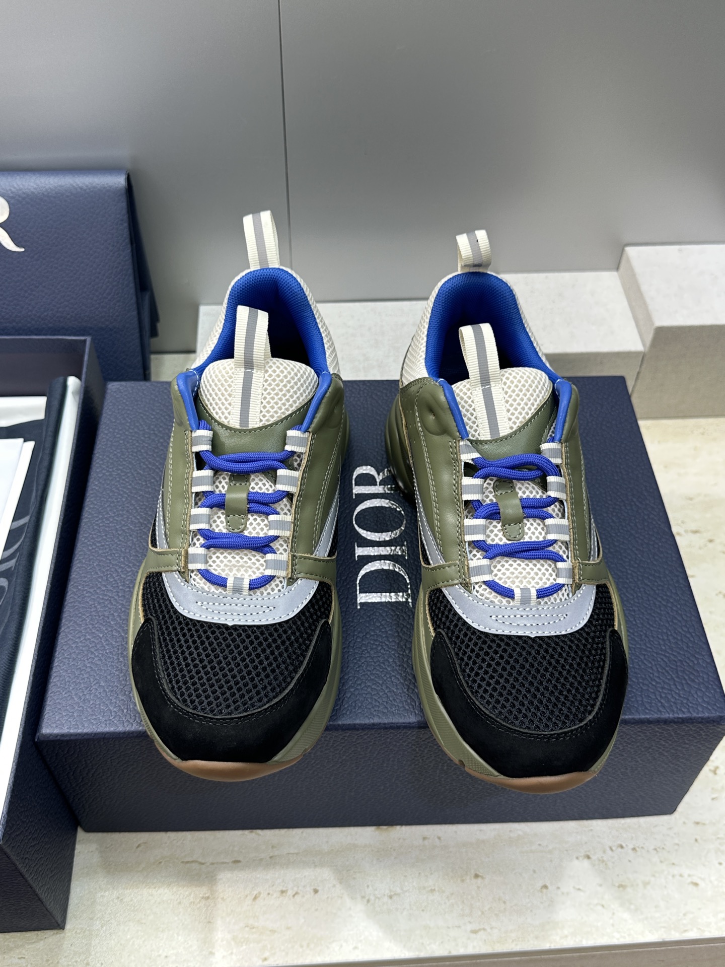 顶级版本 Dior Homme sneaker B22 男士运动休闲鞋新颜色，火爆ing的Dior B2