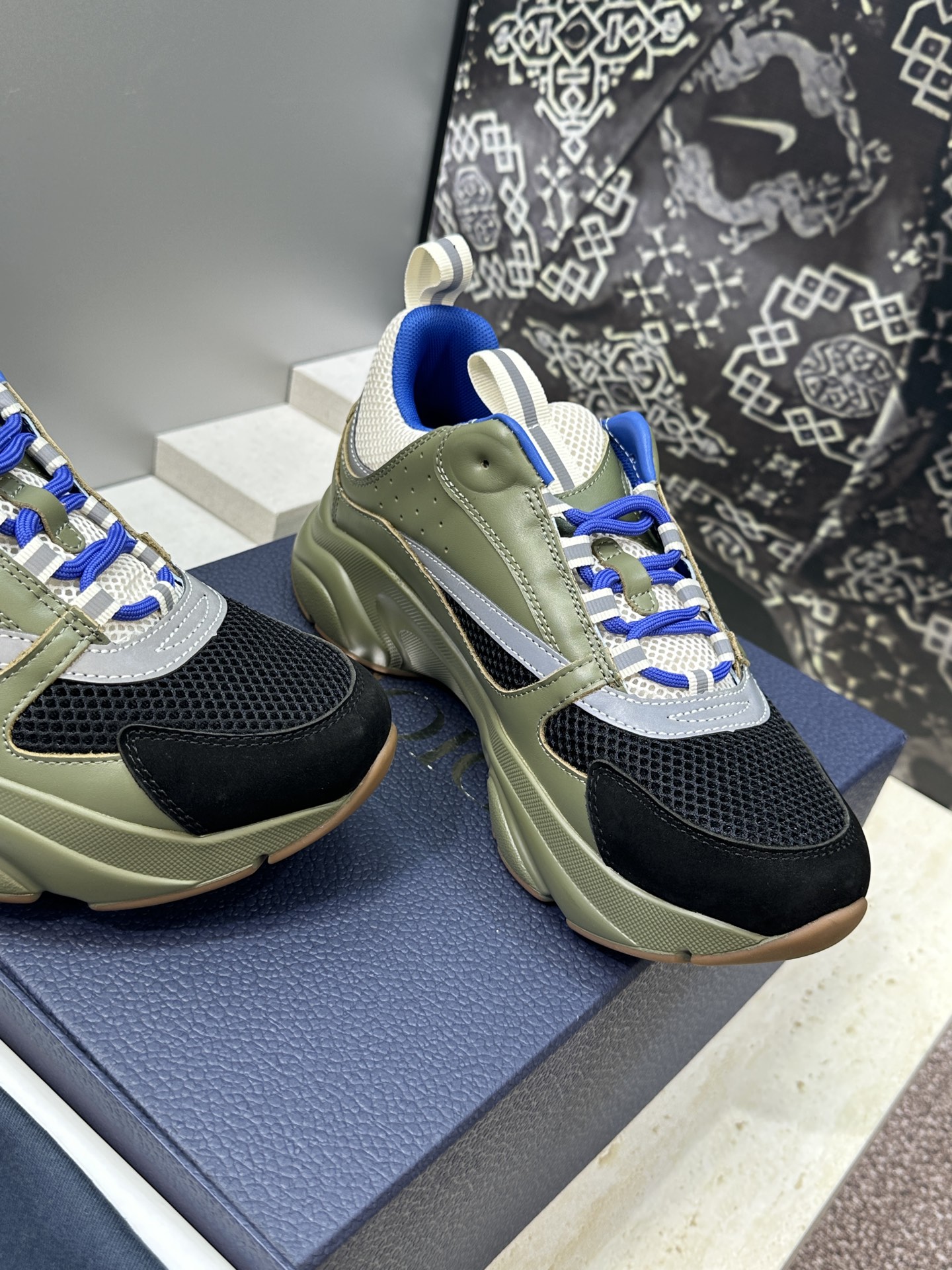 顶级版本 Dior Homme sneaker B22 男士运动休闲鞋新颜色，火爆ing的Dior B2