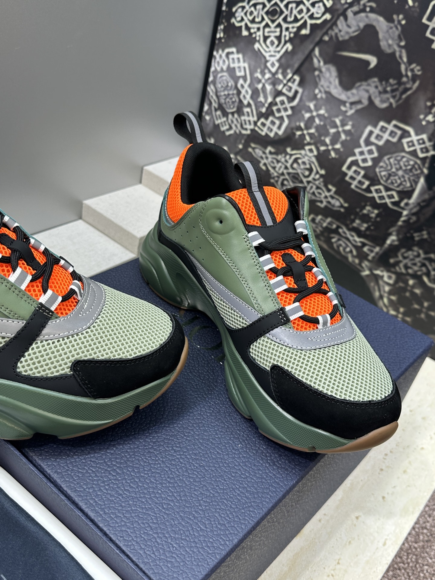 顶级版本 Dior Homme sneaker B22 男士运动休闲鞋新颜色，火爆ing的Dior B2