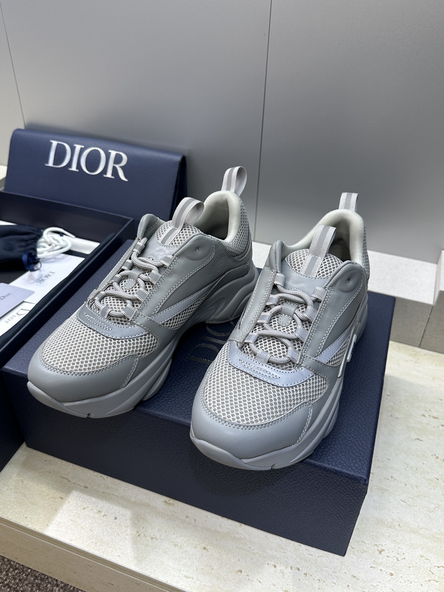 顶级版本 Dior Homme sneaker B22 男士运动休闲鞋新颜色，火爆ing的Dior B2