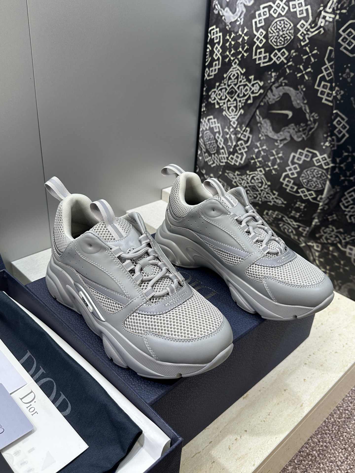 顶级版本 Dior Homme sneaker B22 男士运动休闲鞋新颜色，火爆ing的Dior B2