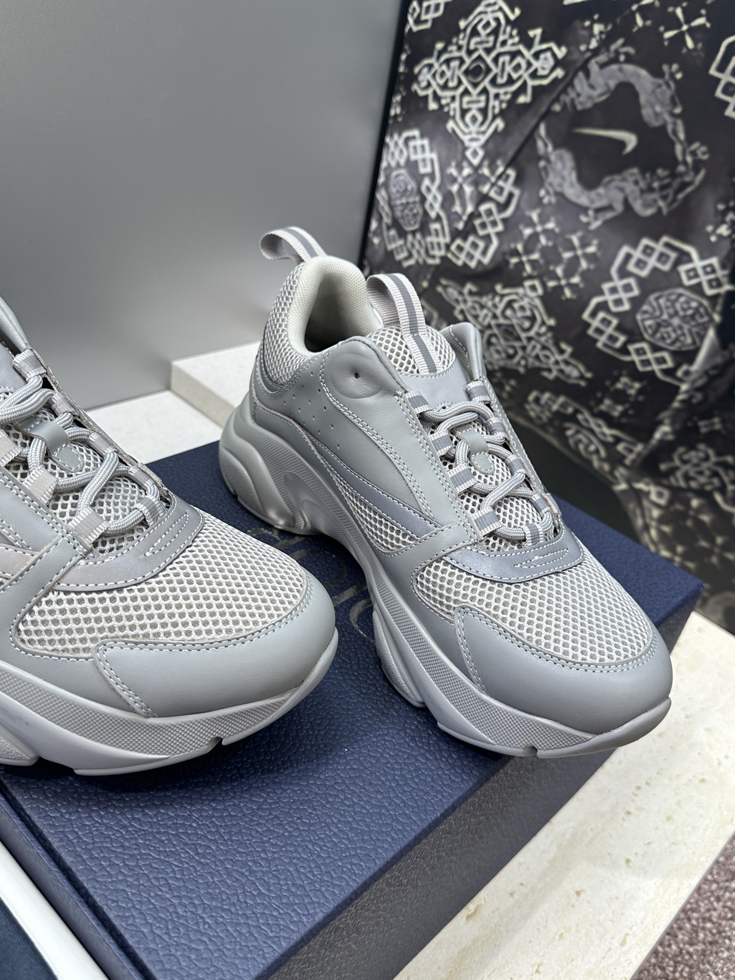 顶级版本 Dior Homme sneaker B22 男士运动休闲鞋新颜色，火爆ing的Dior B2
