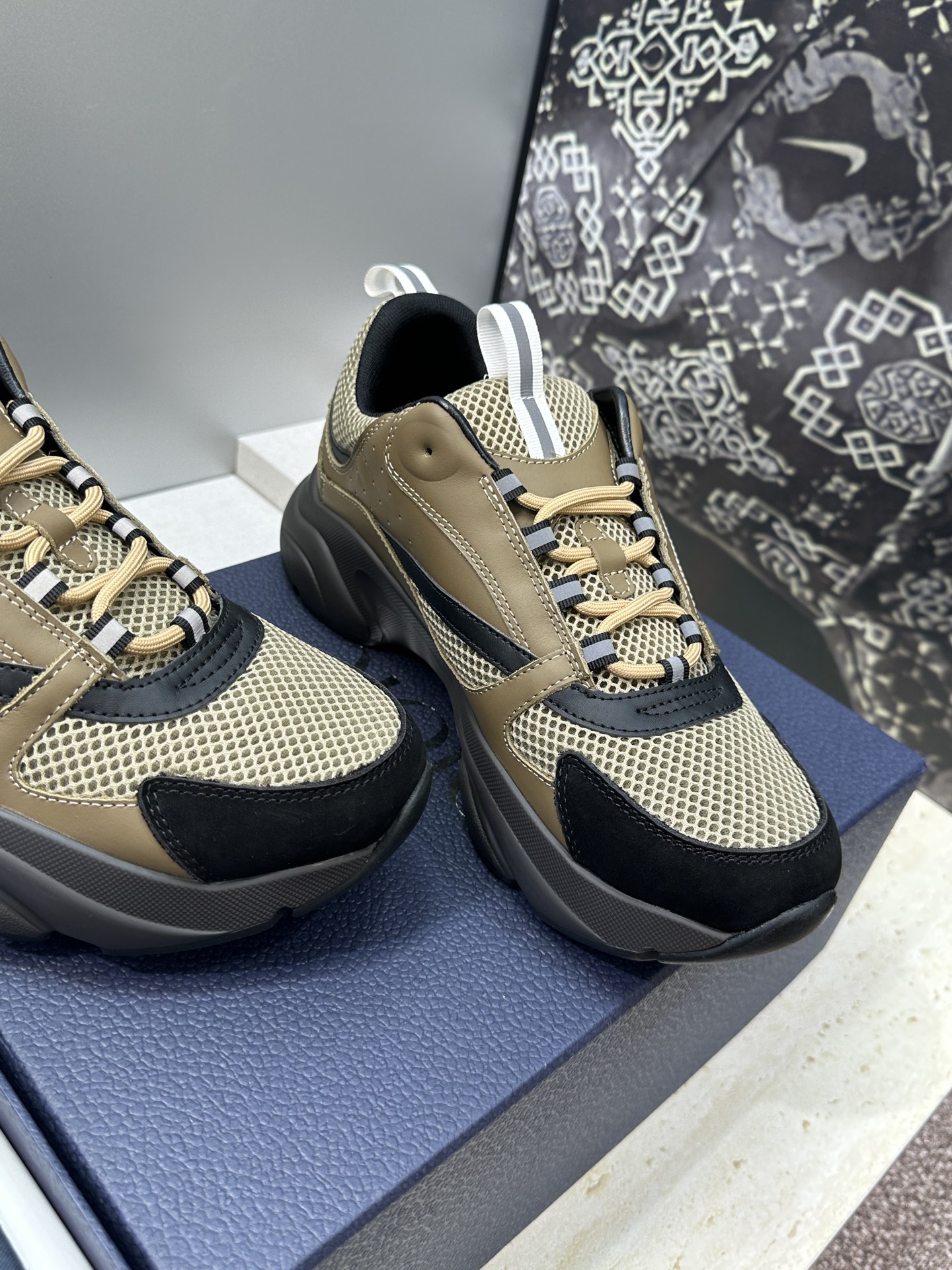 顶级版本 Dior Homme sneaker B22 男士运动休闲鞋新颜色，火爆ing的Dior B2