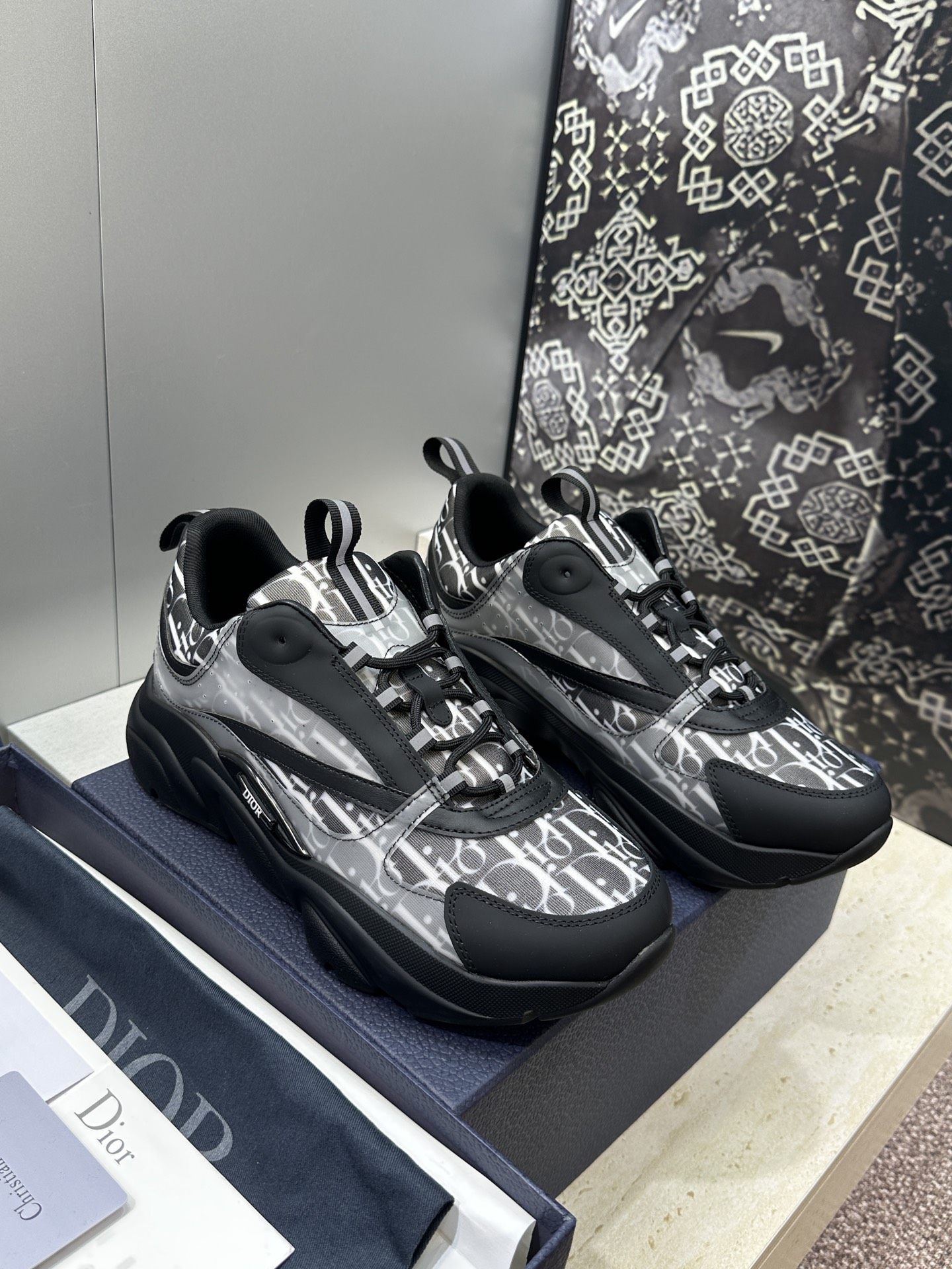 顶级版本 Dior Homme sneaker B22 男士运动休闲鞋新颜色，火爆ing的Dior B2