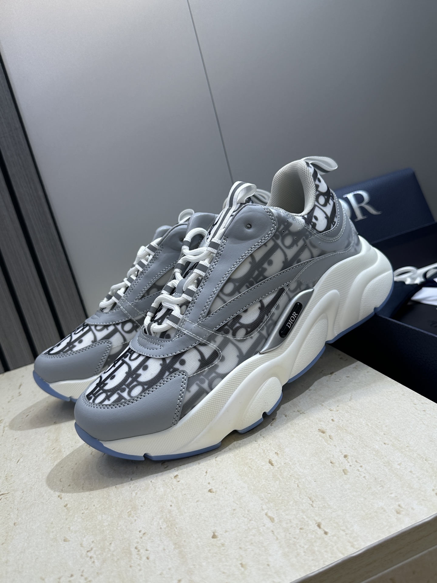 顶级版本 Dior Homme sneaker B22 男士运动休闲鞋新颜色，火爆ing的Dior B2