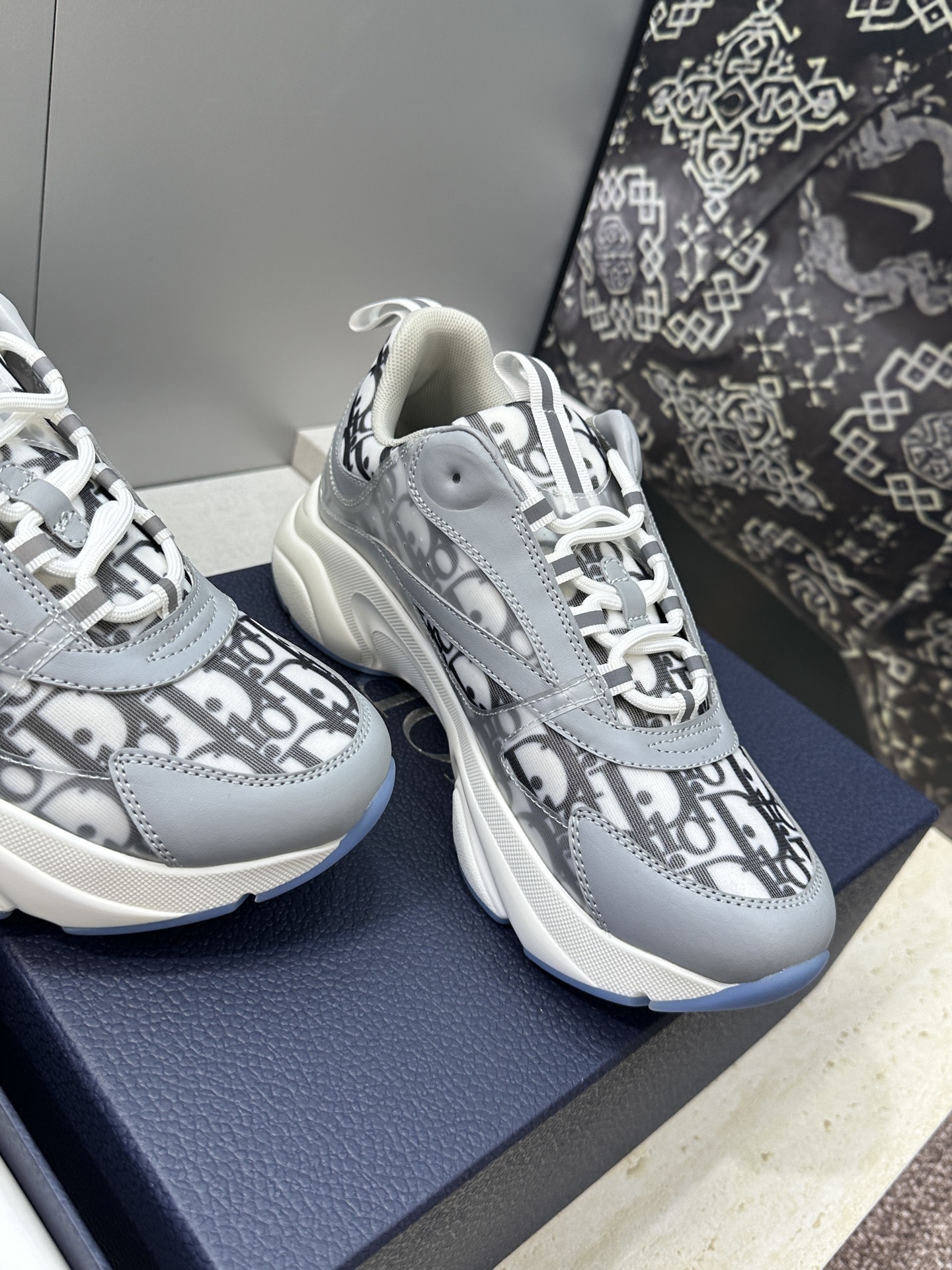 顶级版本 Dior Homme sneaker B22 男士运动休闲鞋新颜色，火爆ing的Dior B2