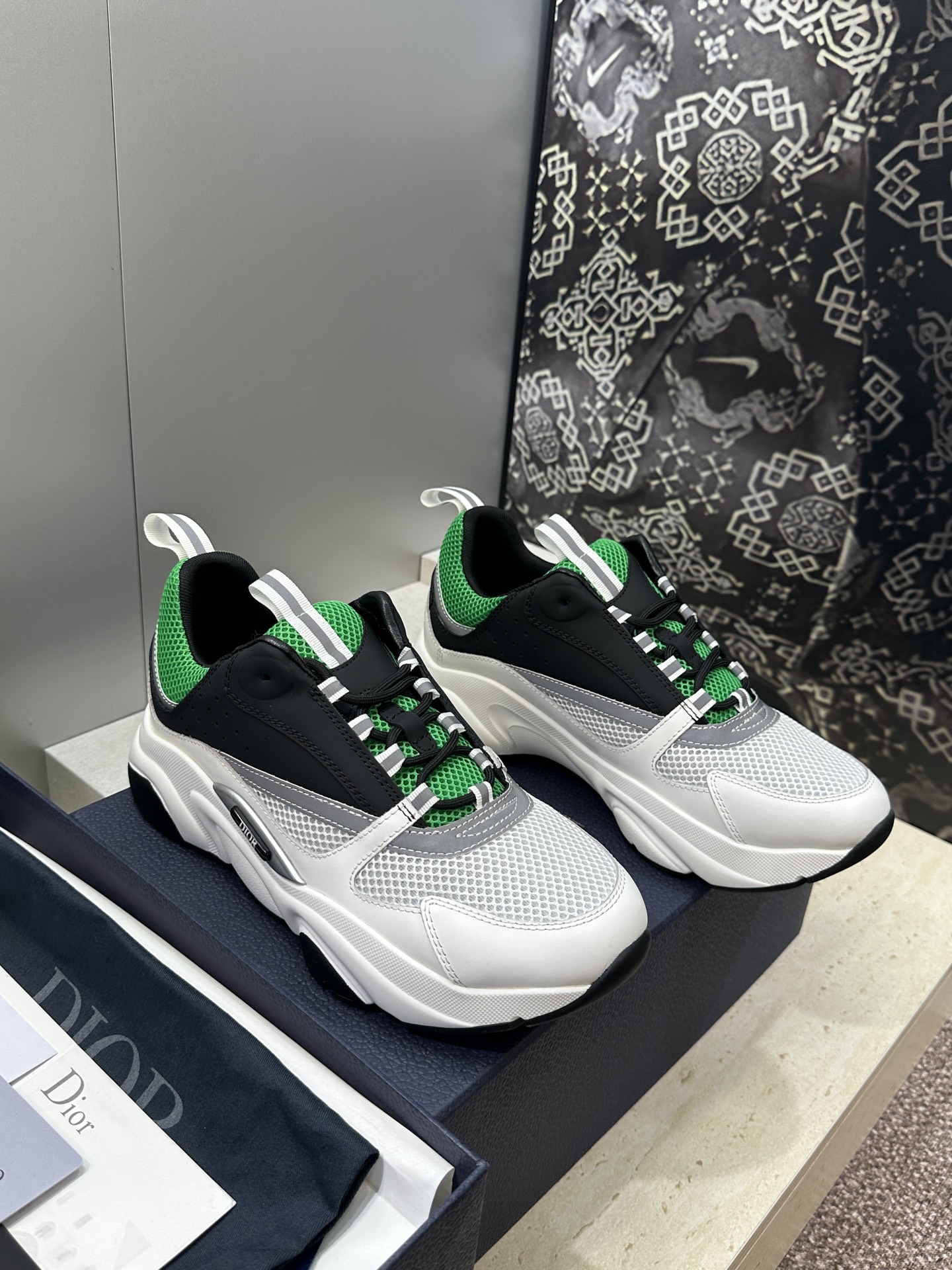 顶级版本 Dior Homme sneaker B22 男士运动休闲鞋新颜色，火爆ing的Dior B2