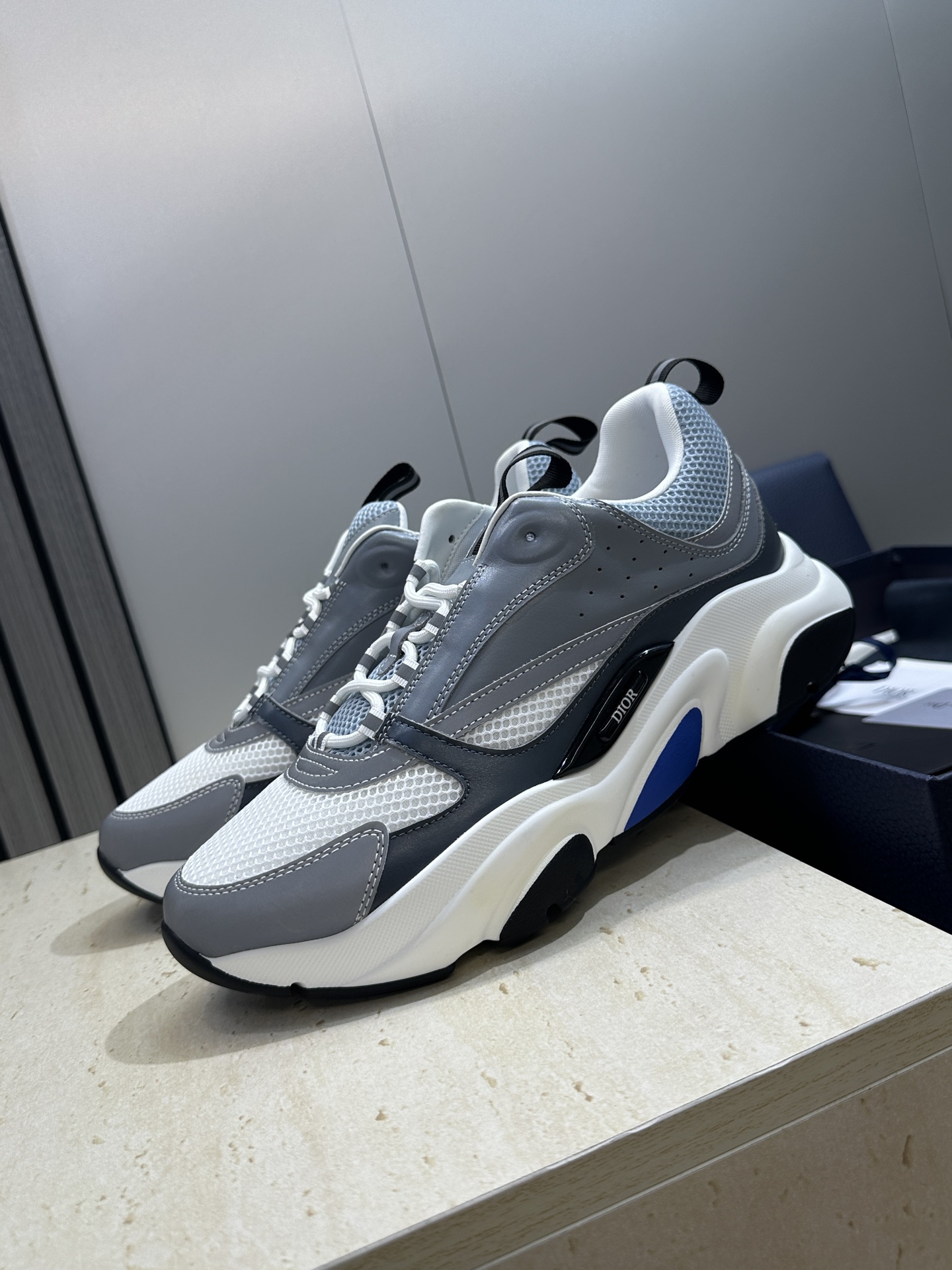 顶级版本 Dior Homme sneaker B22 男士运动休闲鞋新颜色，火爆ing的Dior B2