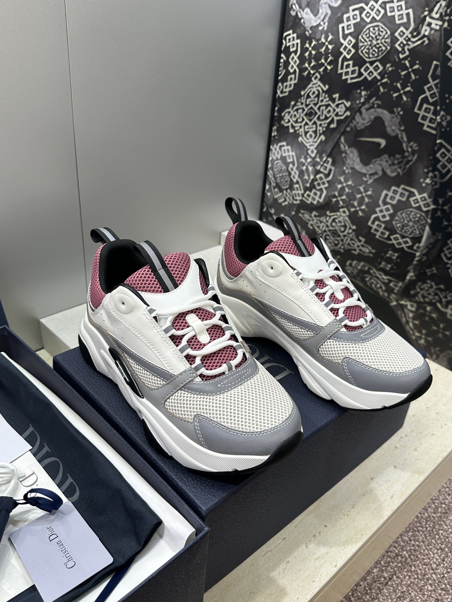 顶级版本 Dior Homme sneaker B22 男士运动休闲鞋新颜色，火爆ing的Dior B2