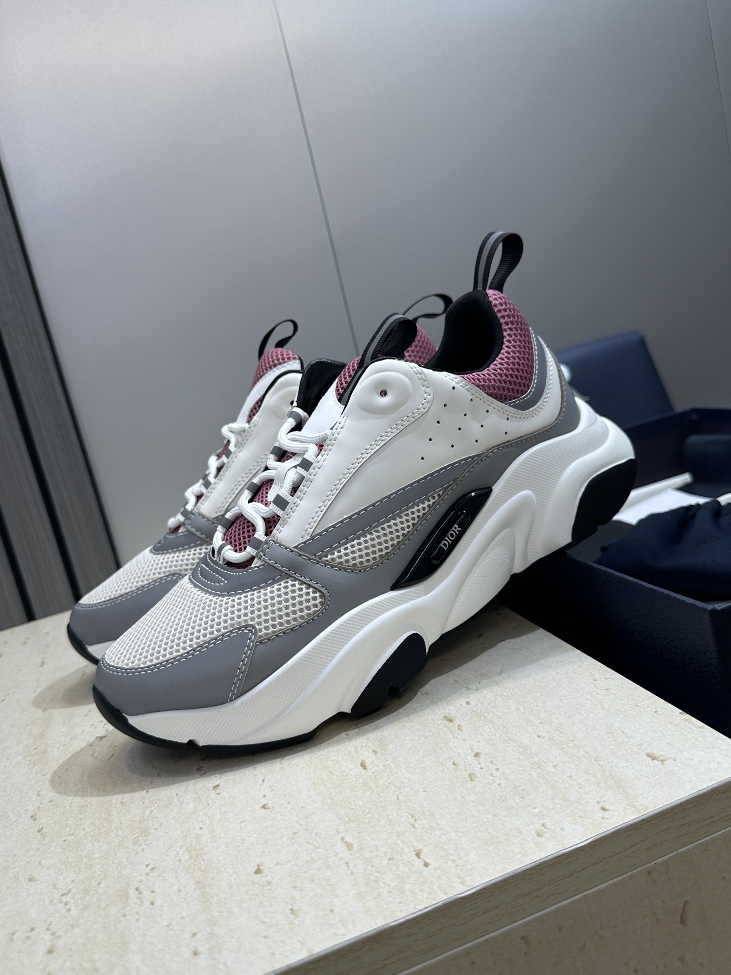 顶级版本 Dior Homme sneaker B22 男士运动休闲鞋新颜色，火爆ing的Dior B2