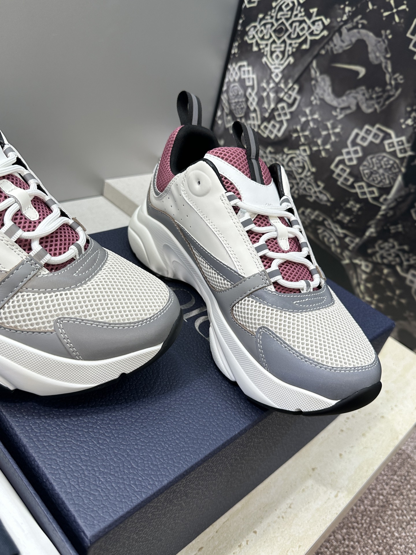 顶级版本 Dior Homme sneaker B22 男士运动休闲鞋新颜色，火爆ing的Dior B2
