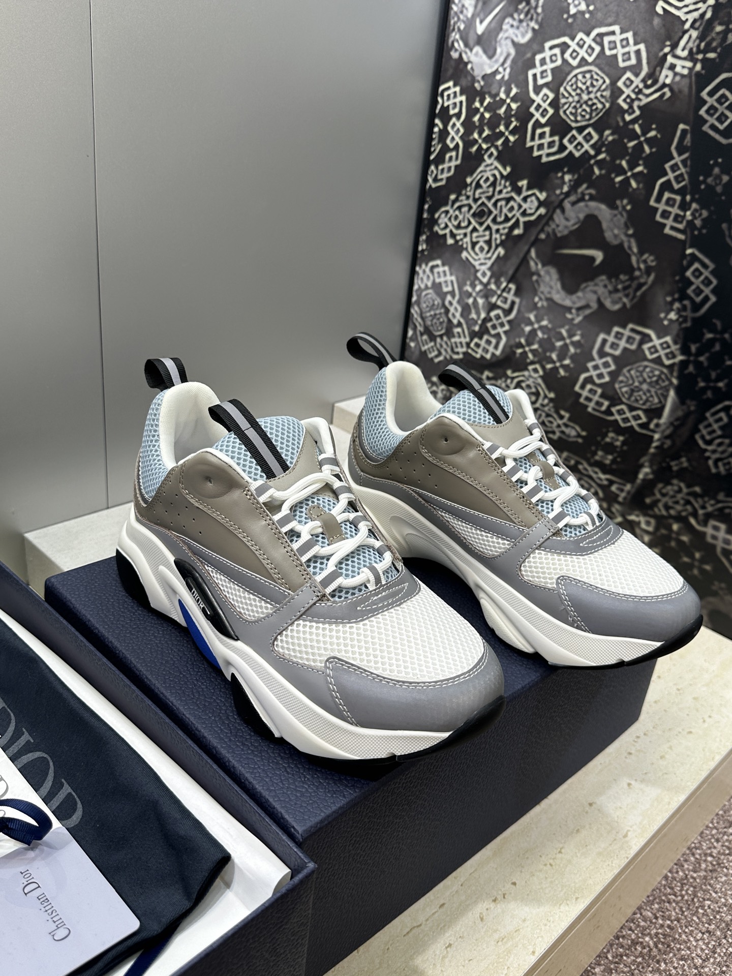 顶级版本 Dior Homme sneaker B22 男士运动休闲鞋新颜色，火爆ing的Dior B2
