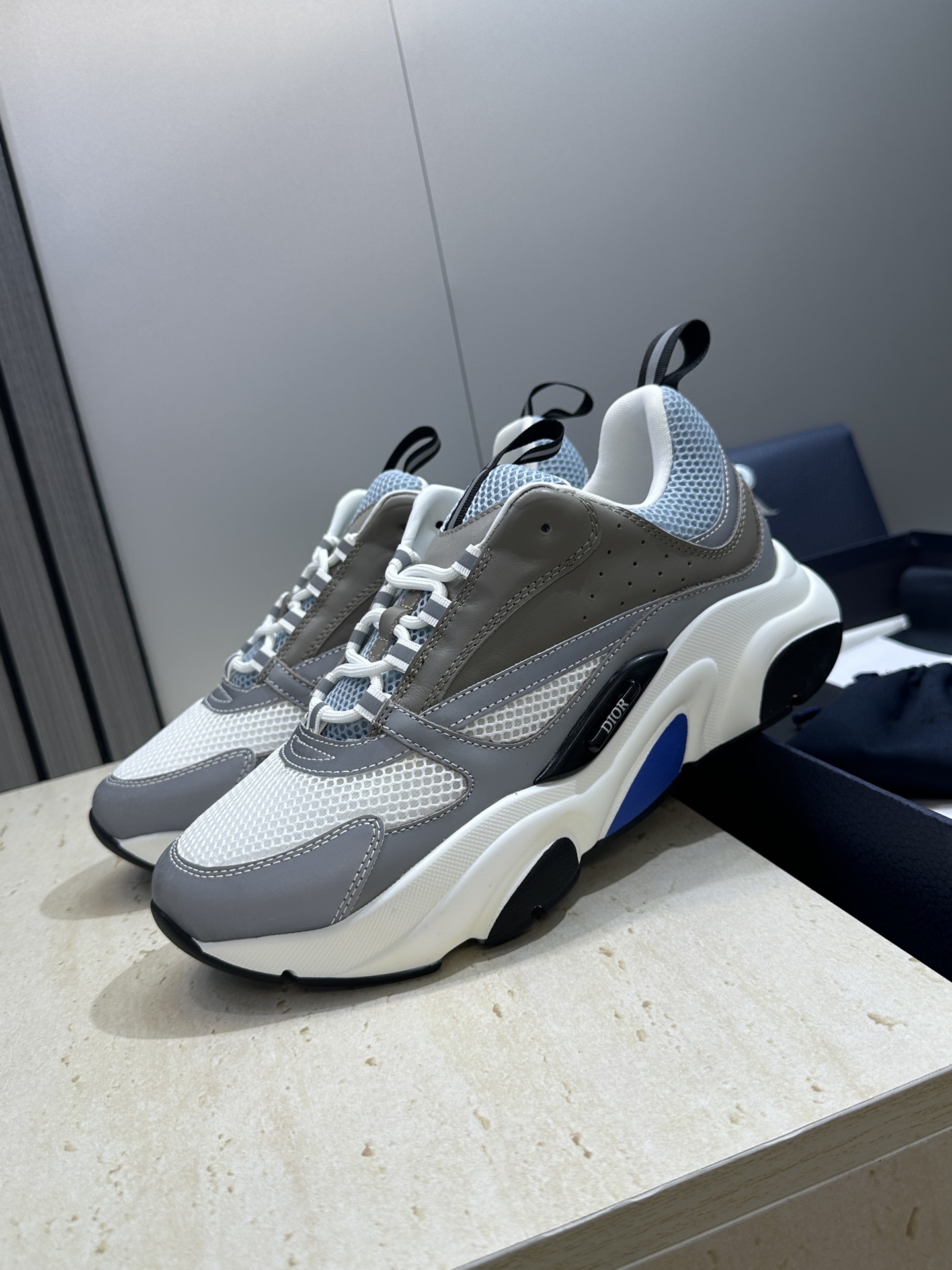 顶级版本 Dior Homme sneaker B22 男士运动休闲鞋新颜色，火爆ing的Dior B2