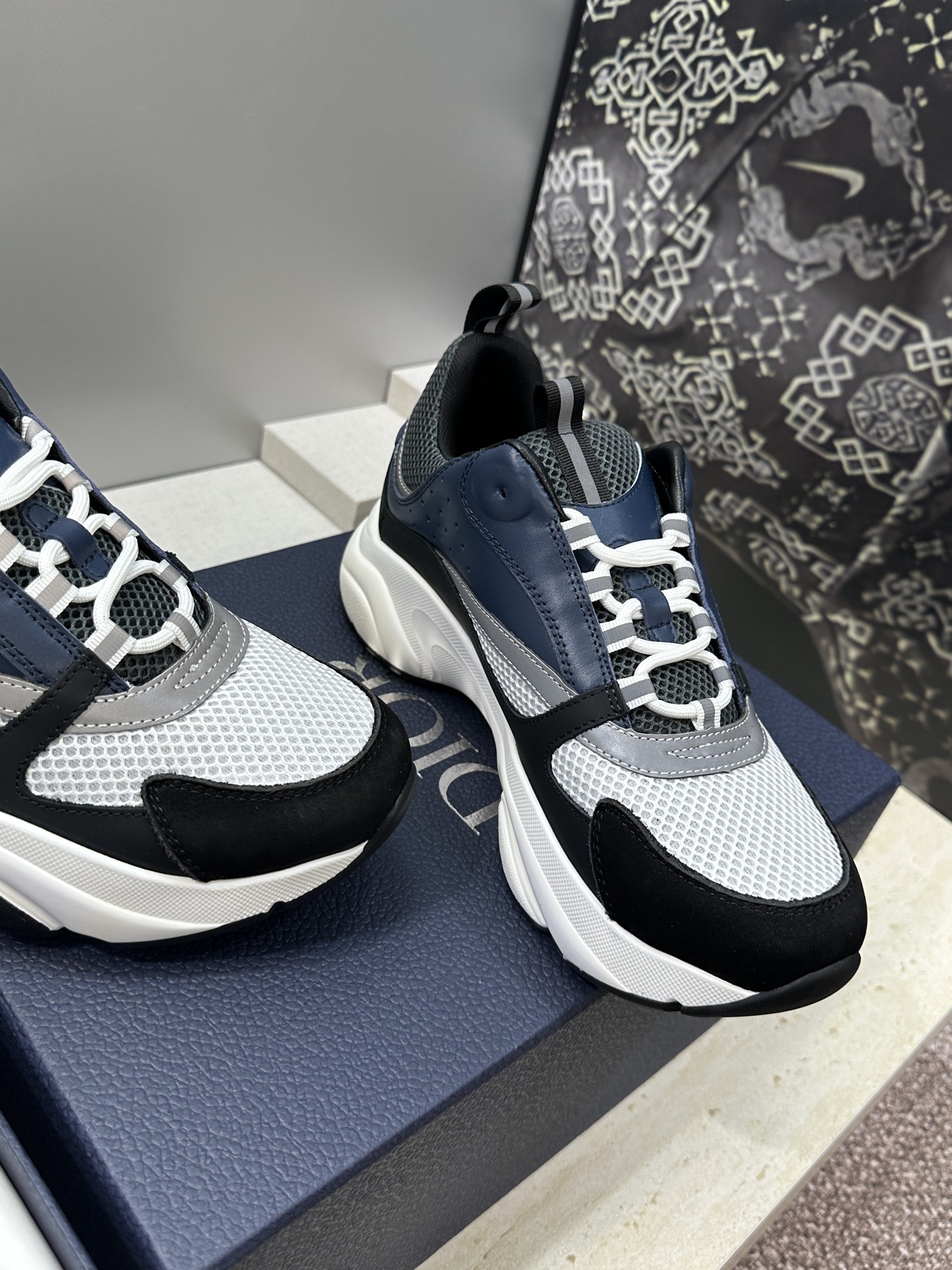 顶级版本 Dior Homme sneaker B22 男士运动休闲鞋新颜色，火爆ing的Dior B2