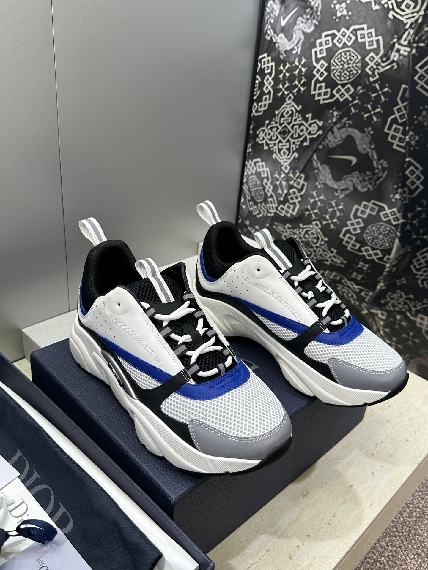 顶级版本 Dior Homme sneaker B22 男士运动休闲鞋新颜色，火爆ing的Dior B2