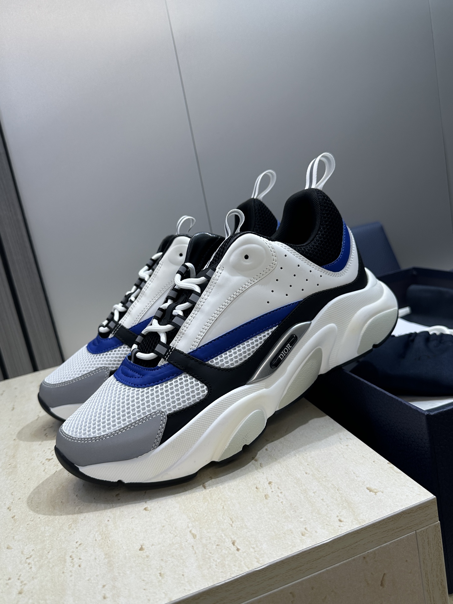 顶级版本 Dior Homme sneaker B22 男士运动休闲鞋新颜色，火爆ing的Dior B2