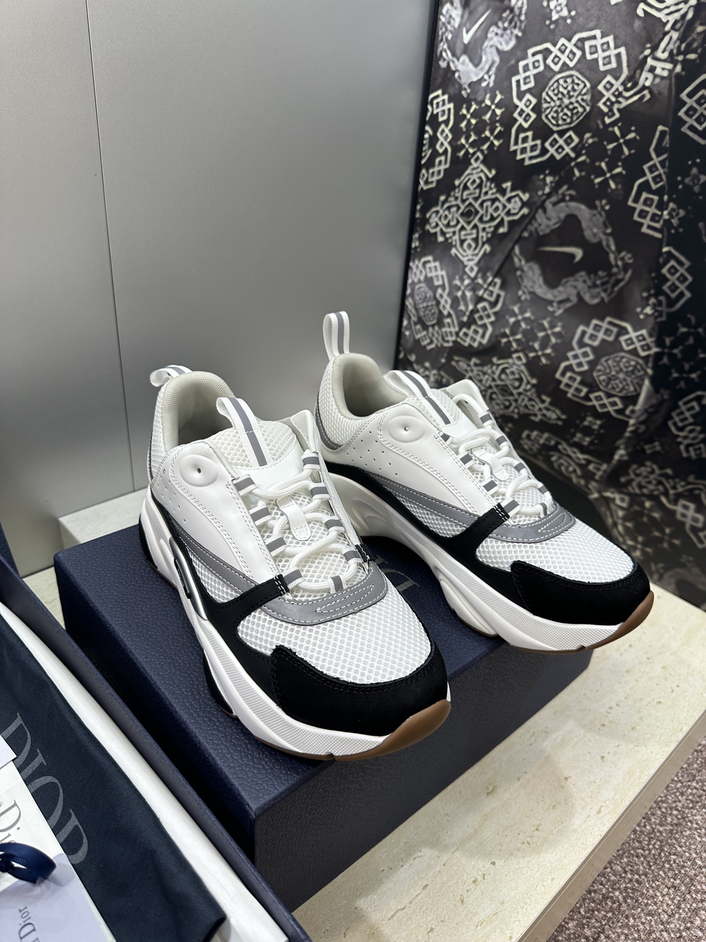 顶级版本 Dior Homme sneaker B22 男士运动休闲鞋新颜色，火爆ing的Dior B2