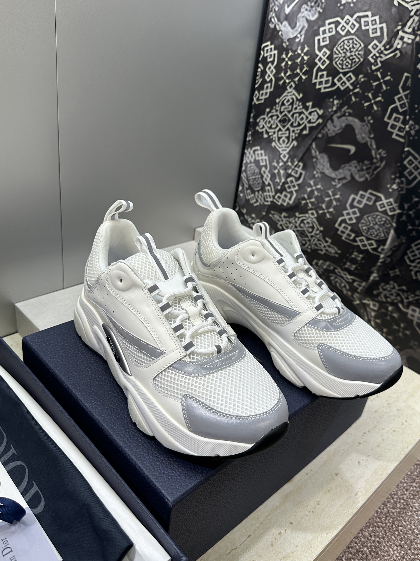 顶级版本 Dior Homme sneaker B22 男士运动休闲鞋新颜色，火爆ing的Dior B2