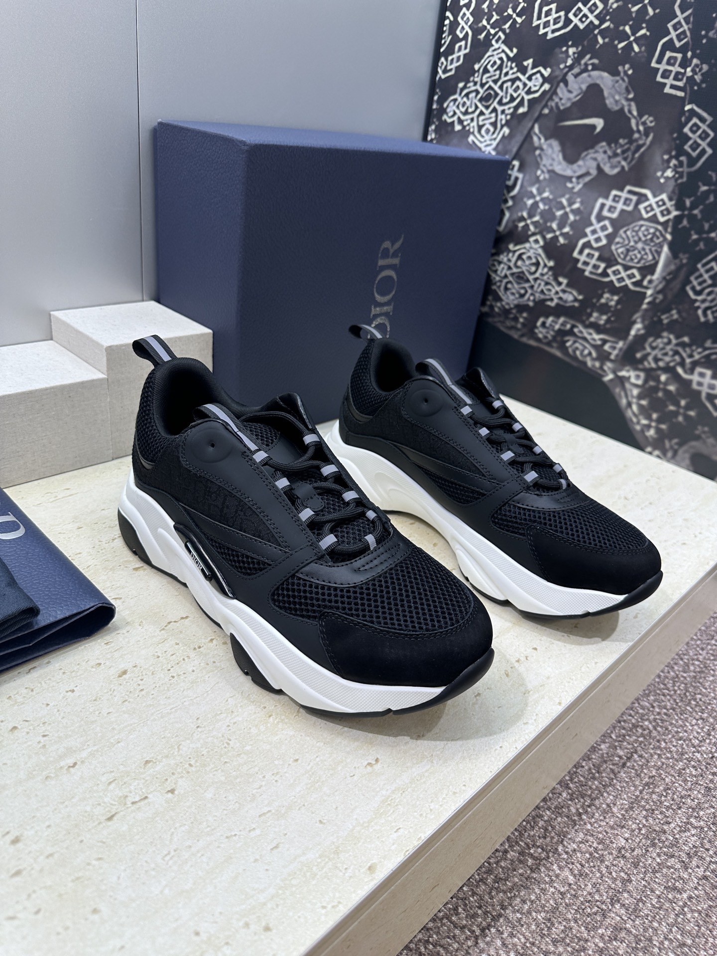 顶级版本 Dior Homme sneaker B22 男士运动休闲鞋新颜色，火爆ing的Dior B2