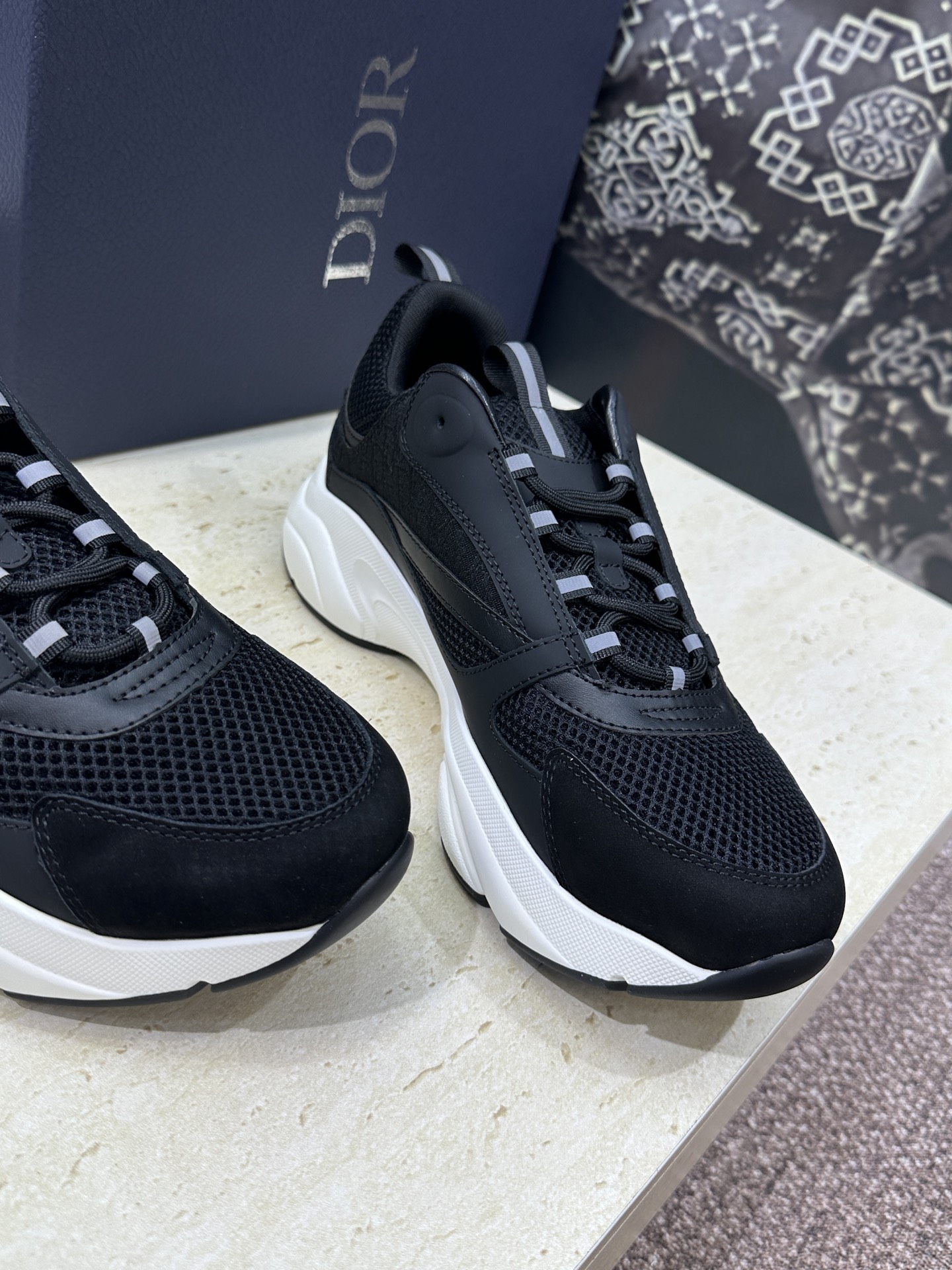 顶级版本 Dior Homme sneaker B22 男士运动休闲鞋新颜色，火爆ing的Dior B2