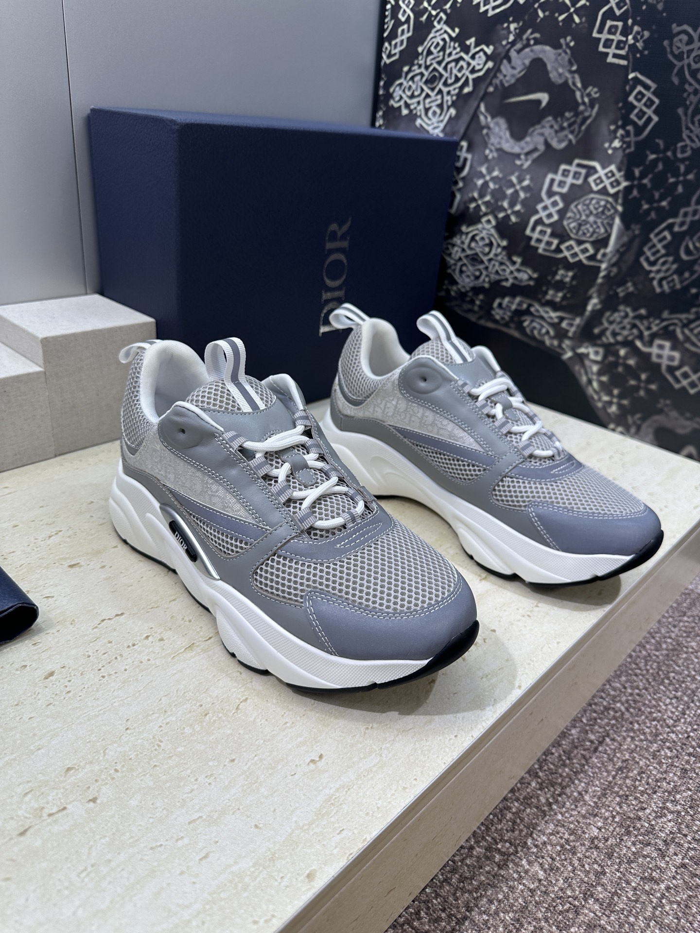 顶级版本 Dior Homme sneaker B22 男士运动休闲鞋新颜色，火爆ing的Dior B2