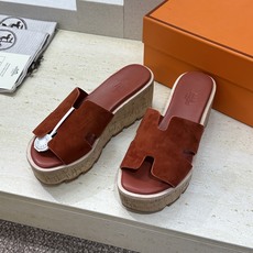 Hermes 爱马仕 春夏经典款 Eze 厚底拼色坡跟女鞋 H家字母logo“H”型鞋面防水台高跟凉拖鞋 Hermes 爱马仕 春夏经典款 Eze 厚底拼色坡跟女鞋 H家字母logo“H”型鞋面防水台高跟凉拖鞋