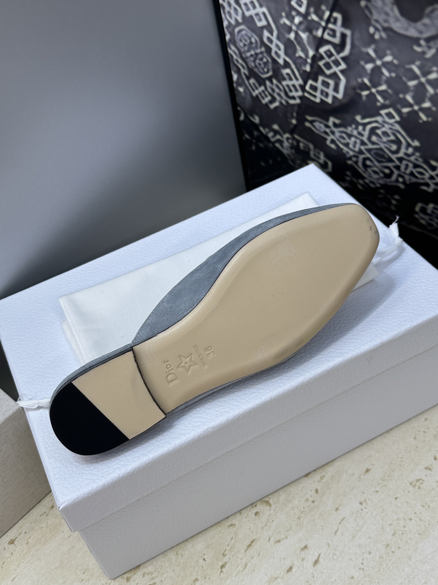 迪奥 Dior 2026春夏新款Medaillon果冻色穆勒女鞋 CD字母logo立体徽章刺绣平底方头凉