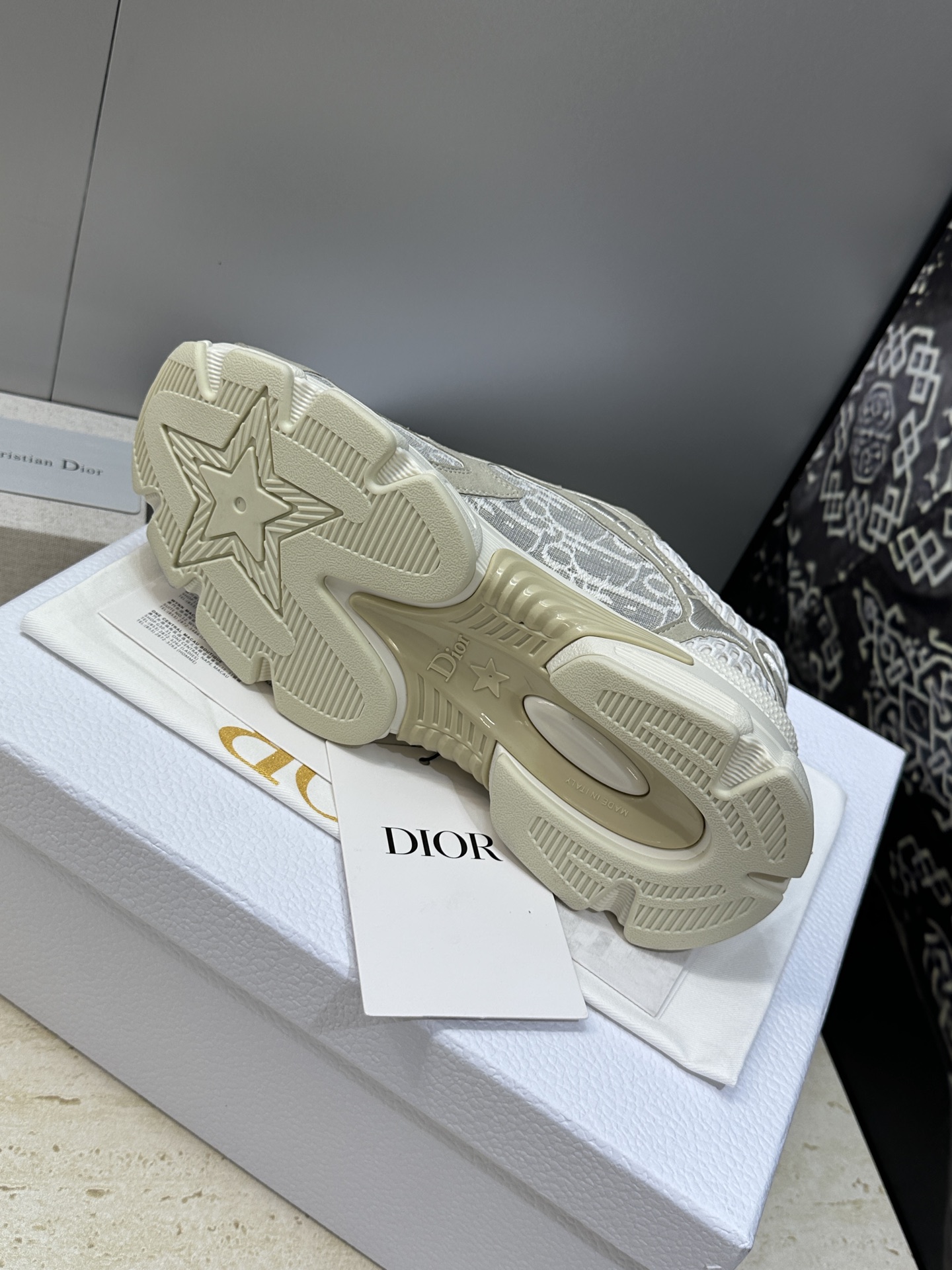 Dior 迪奥 春夏走秀新款 Vibe标志性时尚摩登运动老爹鞋 CD字母logo Oblique印花图案