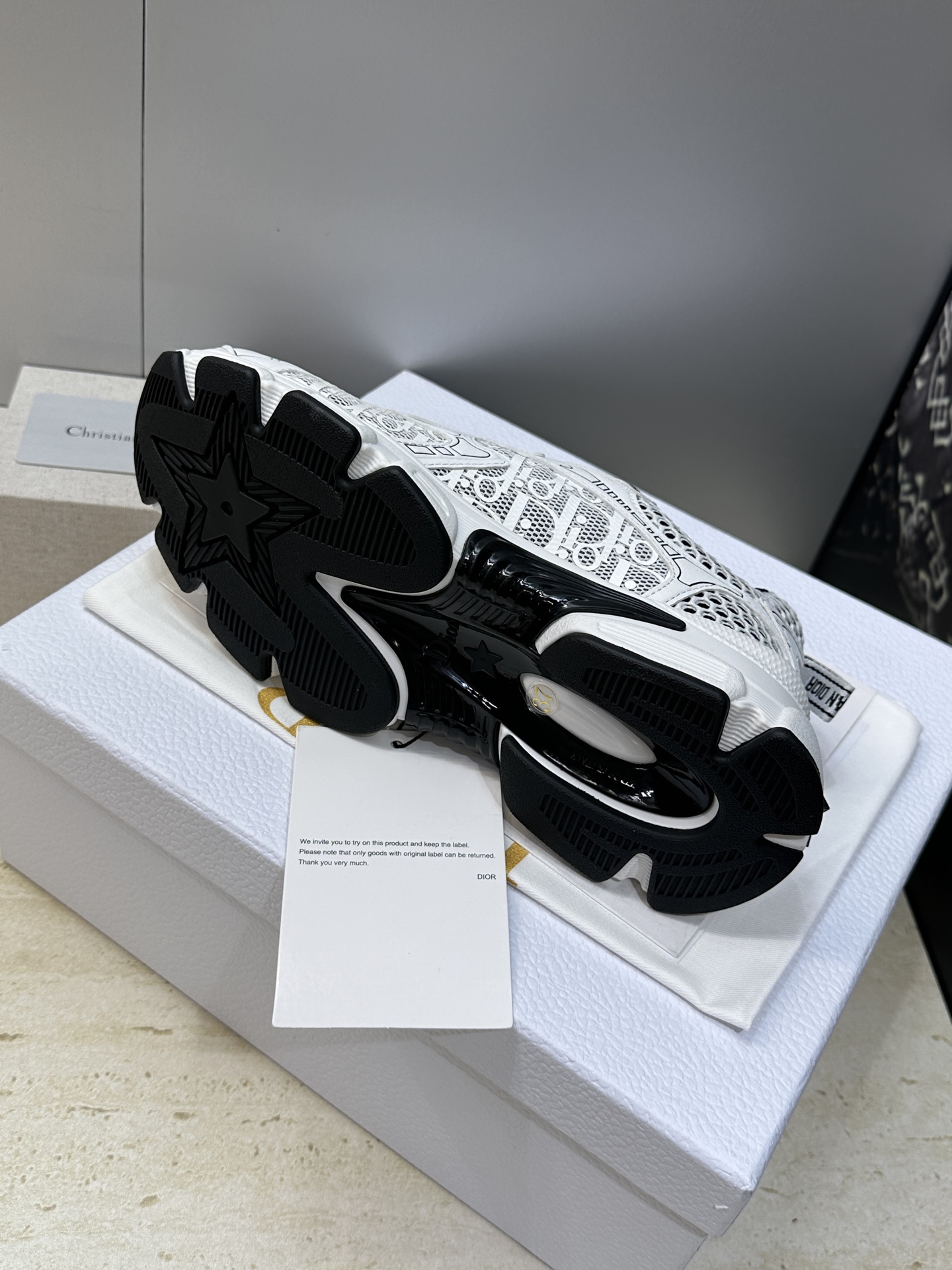 Dior 迪奥 春夏走秀新款 Vibe标志性时尚摩登运动老爹鞋 CD字母logo Oblique印花图案