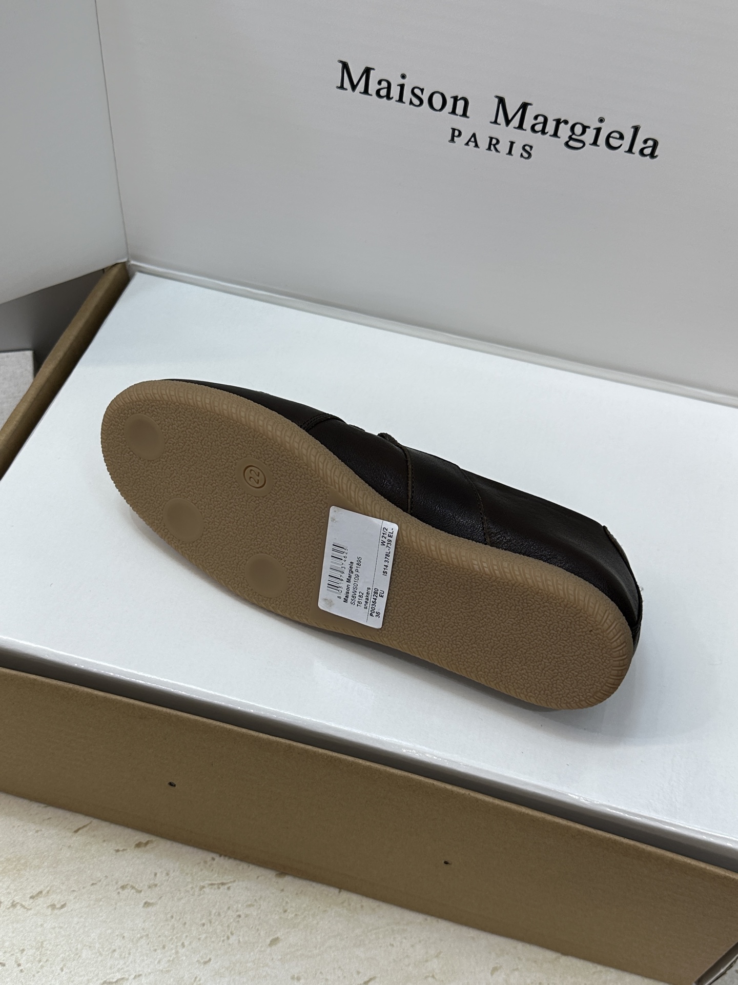 （配全套飞机盒）MaisonMargiela 2026春夏情侣新款系带德训休闲鞋 MM6 马吉拉字母lo