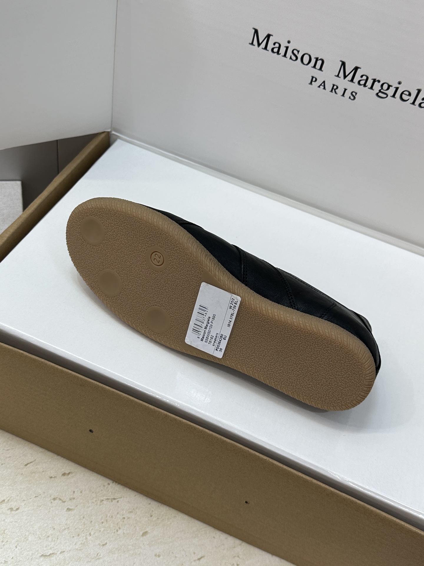 （配全套飞机盒）MaisonMargiela 2026春夏情侣新款系带德训休闲鞋 MM6 马吉拉字母lo