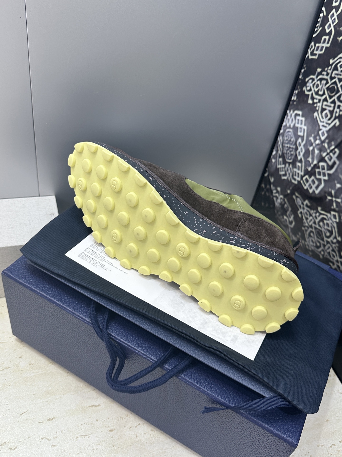 工厂价(仅男码）Dior 迪奥 2026春夏新款 Squash 摩登徳训运动鞋 明星同款厚底圆头系带休闲