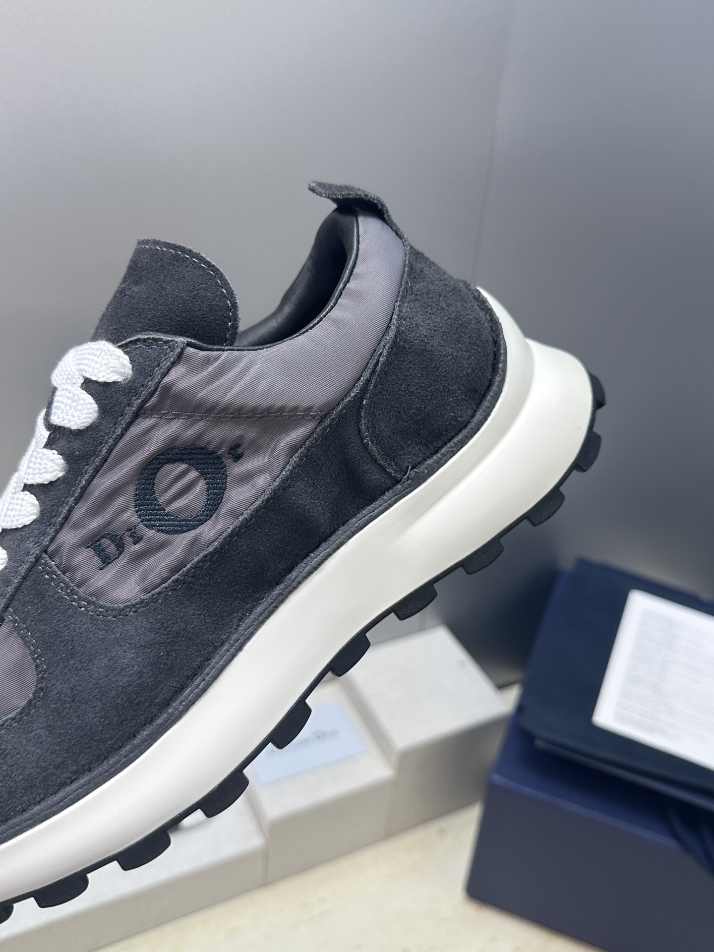 工厂价(仅男码）Dior 迪奥 2026春夏新款 Squash 摩登徳训运动鞋 明星同款厚底圆头系带休闲