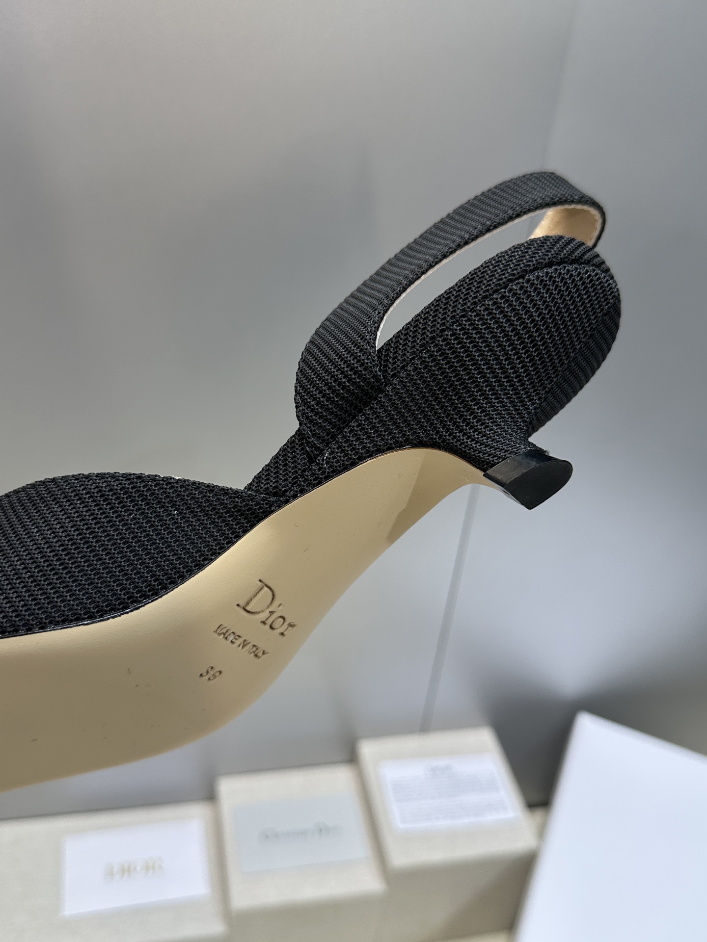 代购级 J‘ADIOR织带后空凉鞋 迪奥 Dior 2026 春夏新款提花刺绣字母logo低跟尖头蝴蝶结