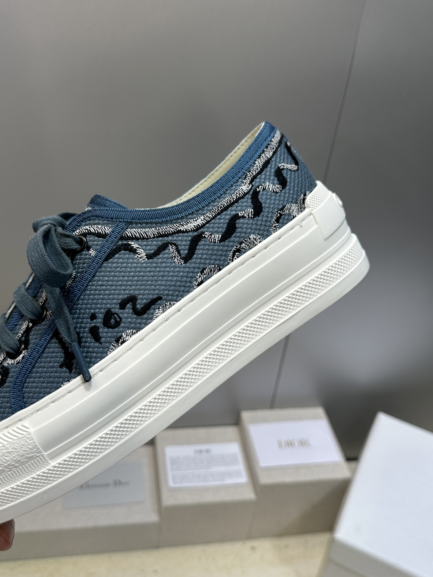 工厂价:女码/男码+10Dior 迪奥2026春夏最新情侣款厚底绑带低帮休闲鞋 Walk’n Dior 