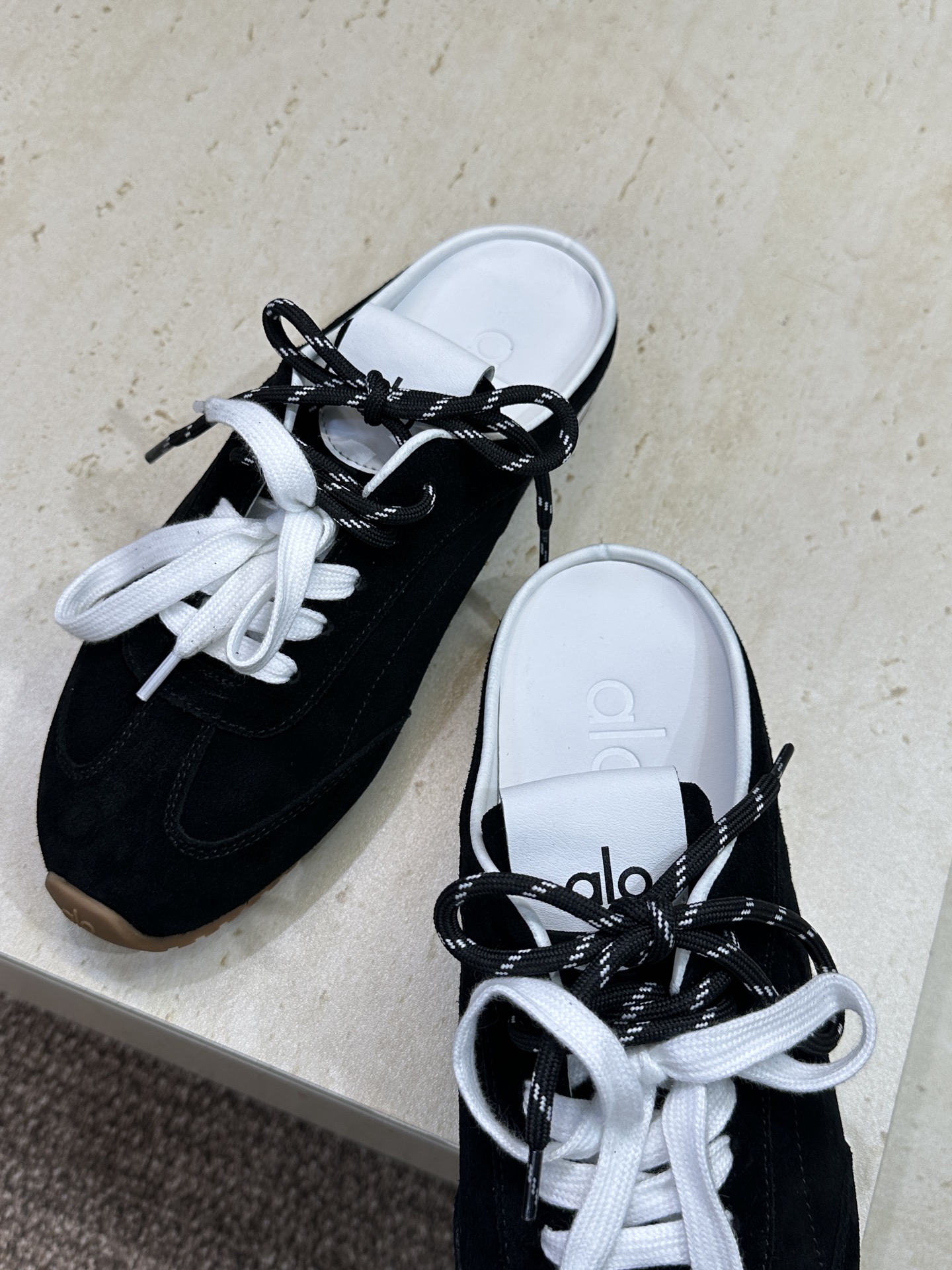 （配全套飞机盒） alo 2026春夏新款高定系列 Sunset Sneaker系带徳训休闲运动穆勒女鞋