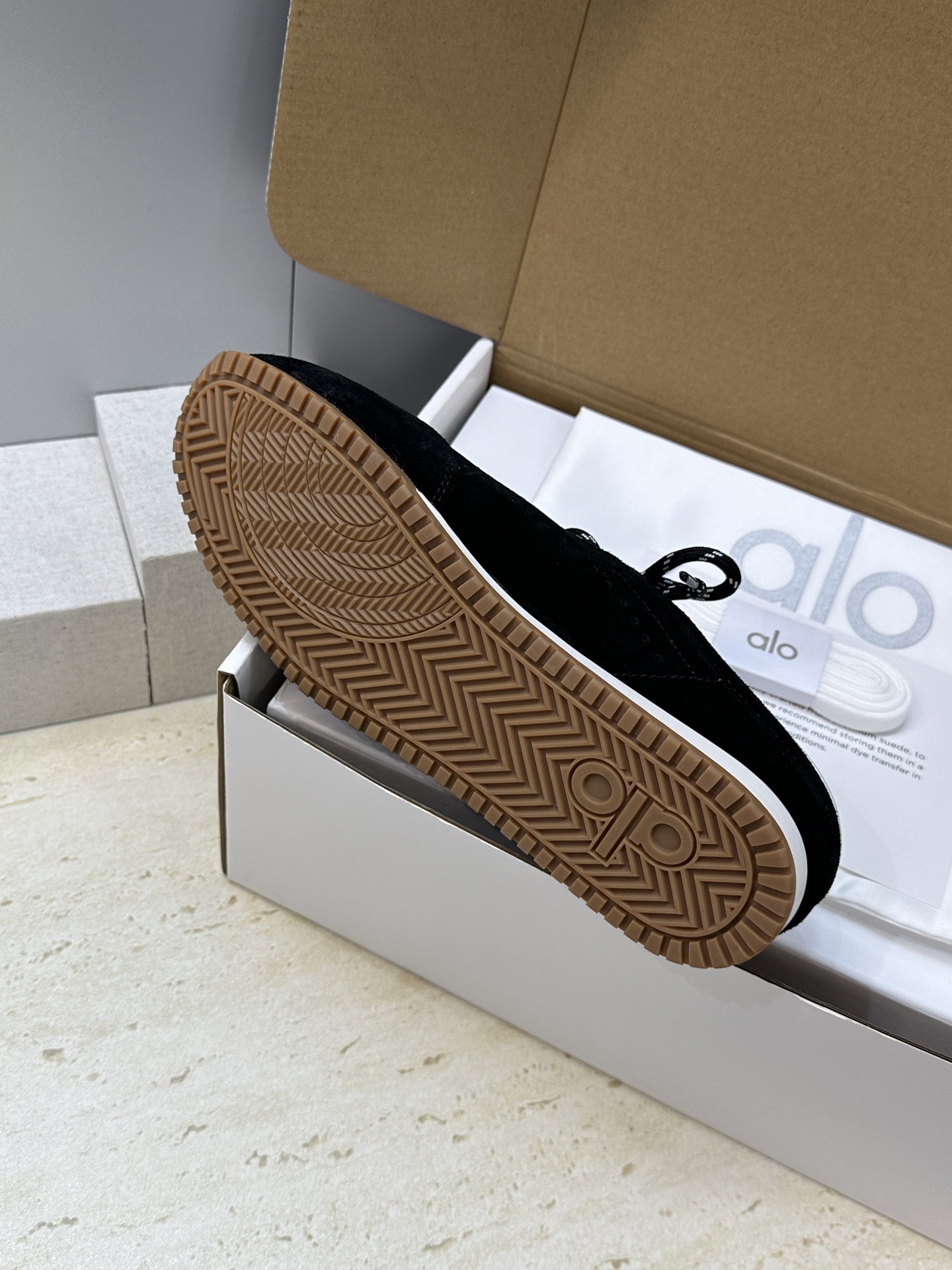 （配全套飞机盒） alo 2026春夏新款高定系列 Sunset Sneaker系带徳训休闲运动穆勒女鞋
