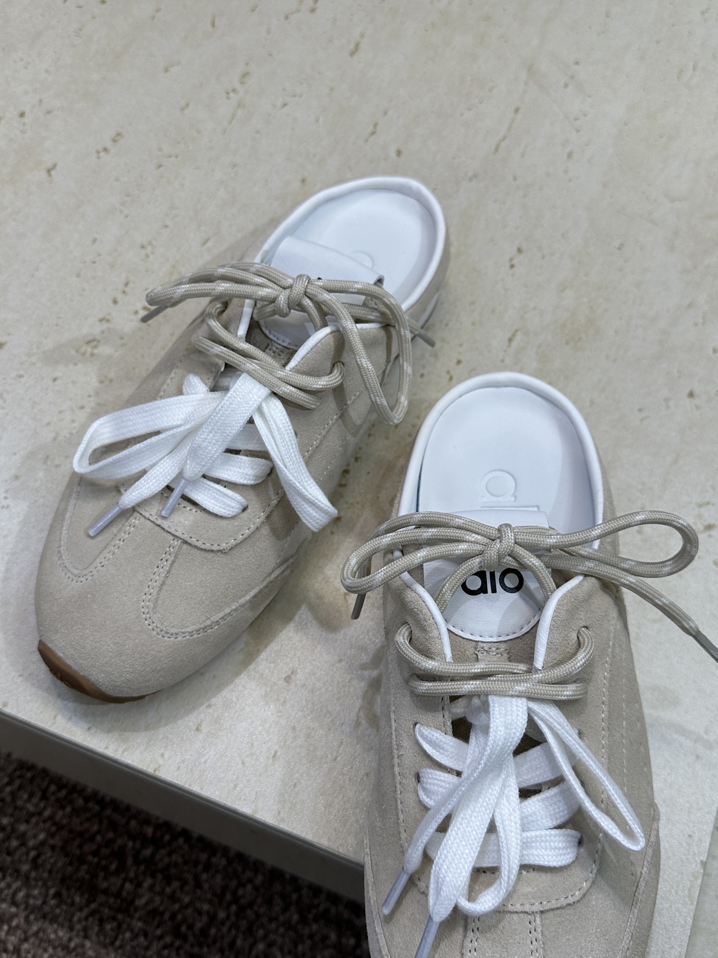 （配全套飞机盒） alo 2026春夏新款高定系列 Sunset Sneaker系带徳训休闲运动穆勒女鞋