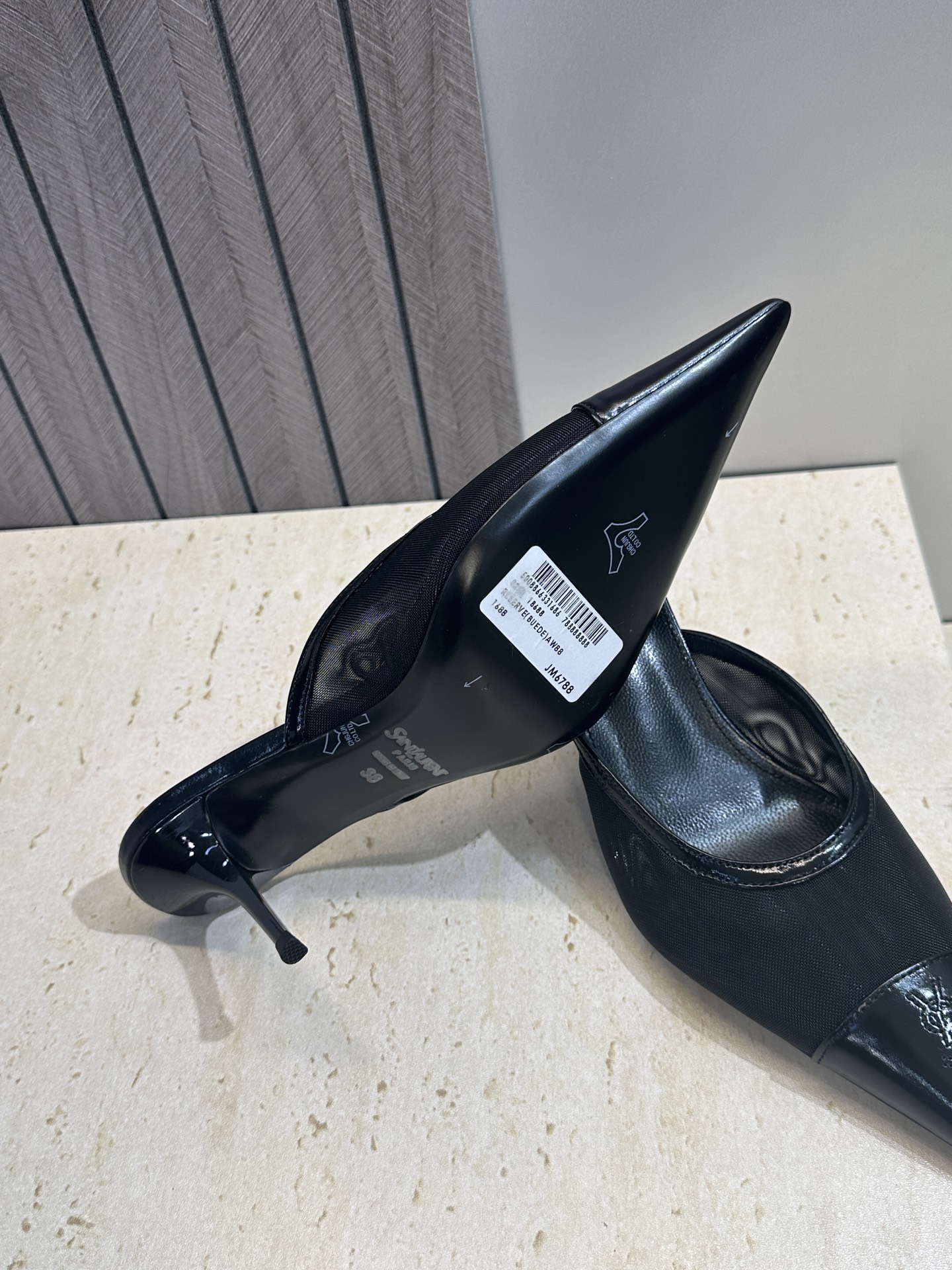 SAINT LAURENT PARIS 圣罗兰2026春夏新款高跟尖头女鞋  YSL字母logo明星同款