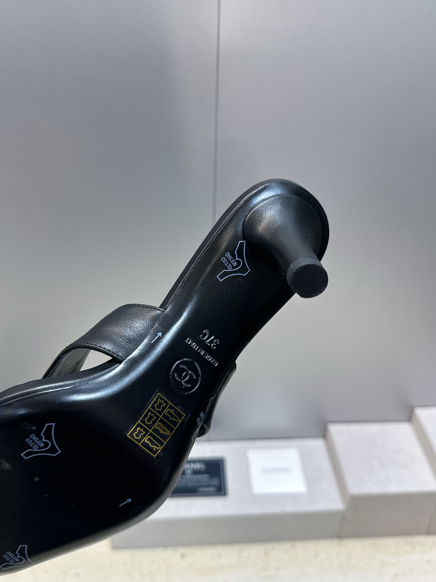CHANEL 香奈儿 2026春夏走秀新款山茶花沙滩女鞋  小香双C字母logo五金扣中跟方头拼色夹趾人