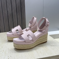 (配全套飞机盒) 莞货 代购级Hermes 爱马仕 2026春夏新色经典款 Luce 厚底拼色坡跟女鞋 (配全套飞机盒) 莞货 代购级Hermes 爱马仕 2026春夏新色经典款 Luce 厚底拼色坡跟女鞋