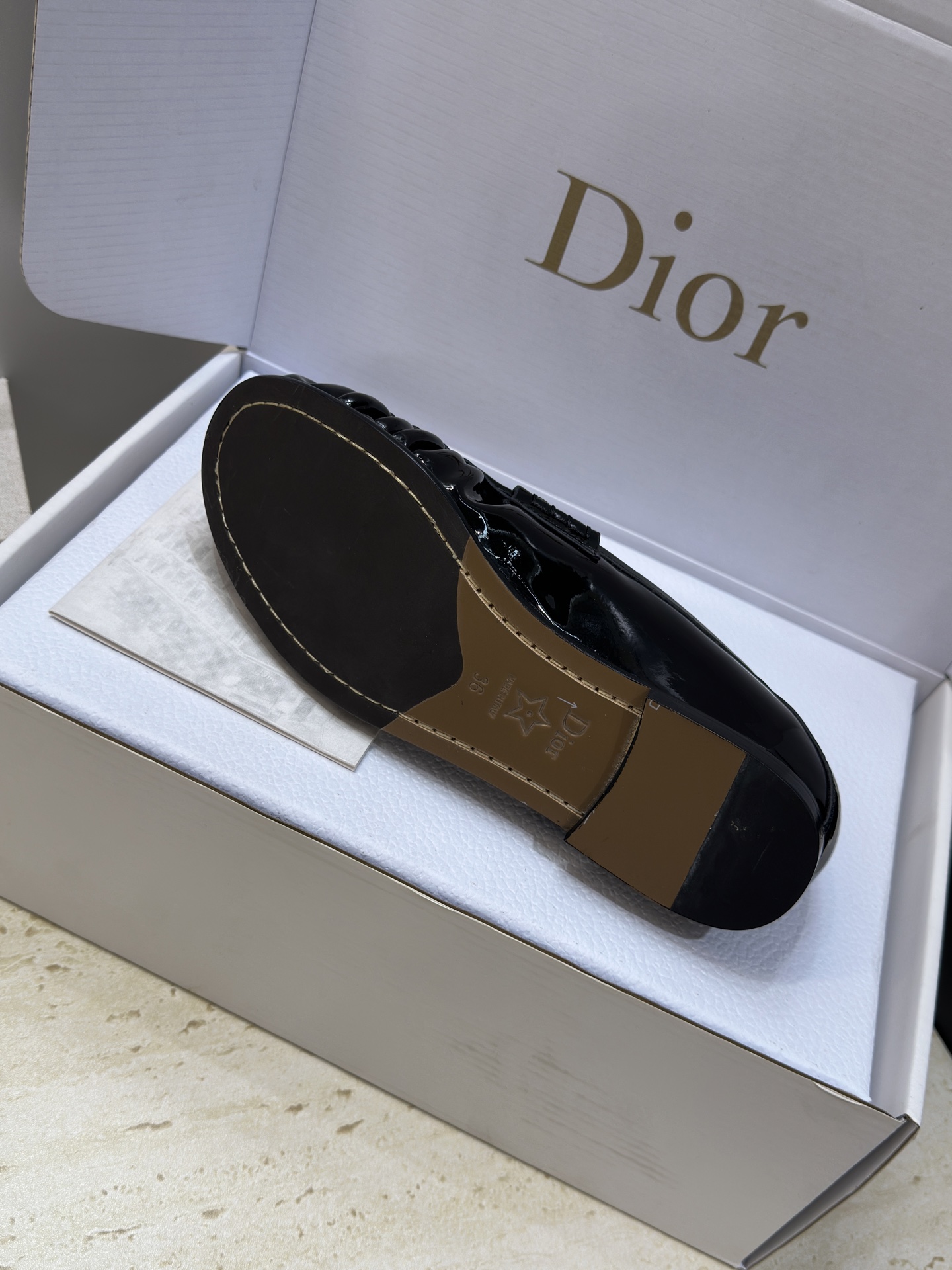(配全套飞机盒)Dior 迪奥2026春夏新款 D-Time平底圆头玛丽珍芭蕾舞娃娃女鞋 CD字母log